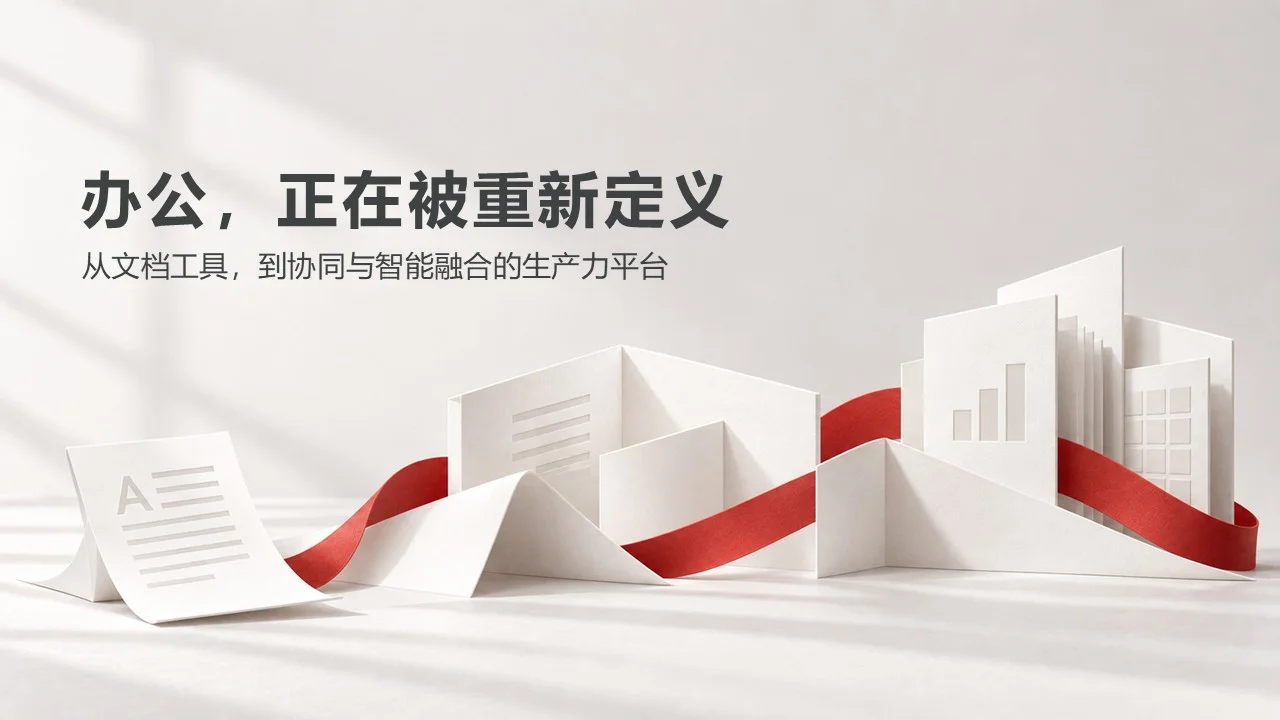 让办公更高效金山OFFICE企业介绍PPT（可编辑） - 预览图1