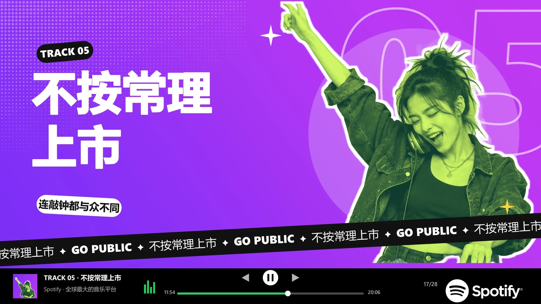 全球最大的音乐平台-Spotify企业介绍PPT（炫彩版动画可编辑） - 预览图16