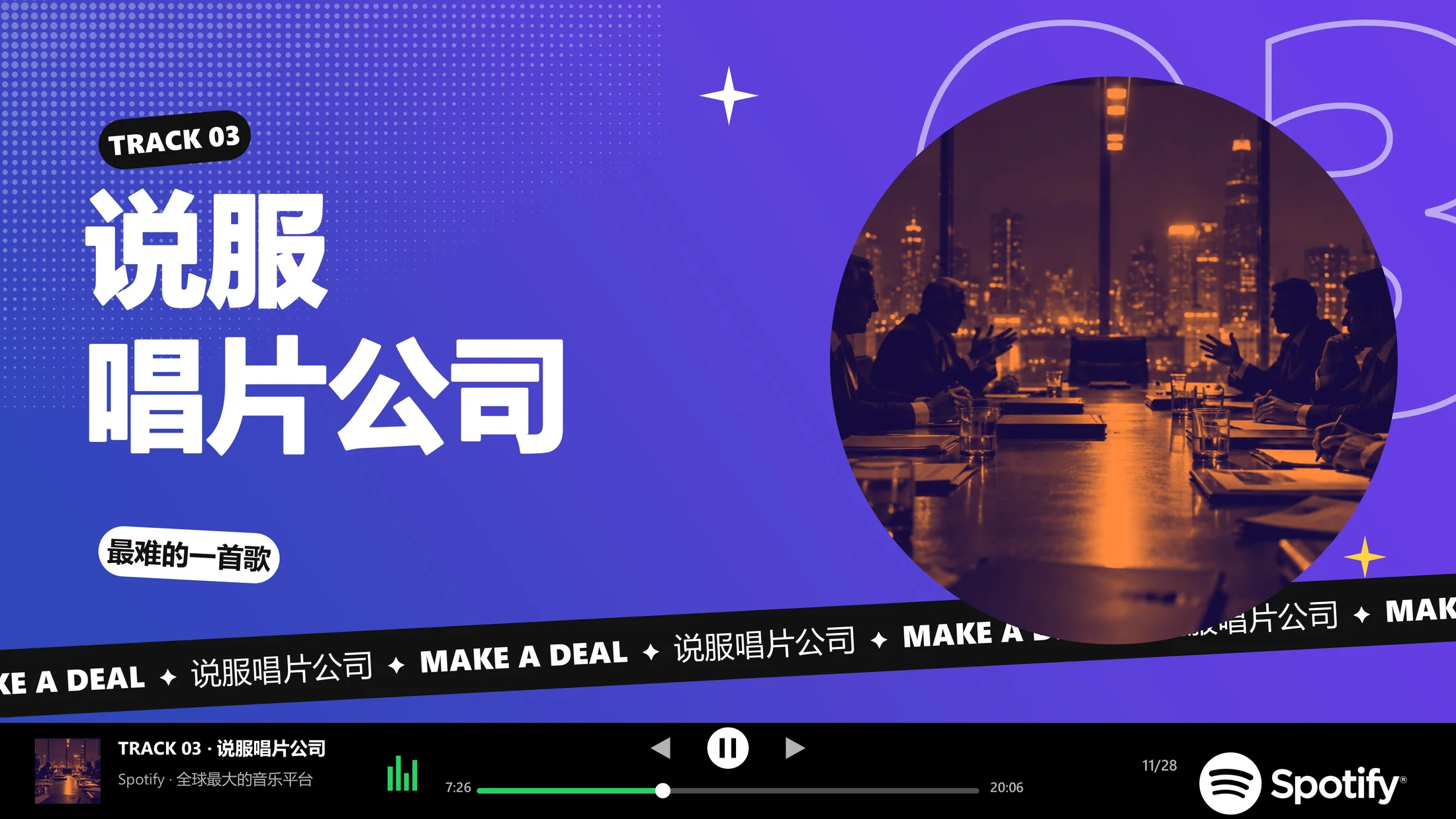 全球最大的音乐平台-Spotify企业介绍PPT（炫彩版动画可编辑） - 预览图10