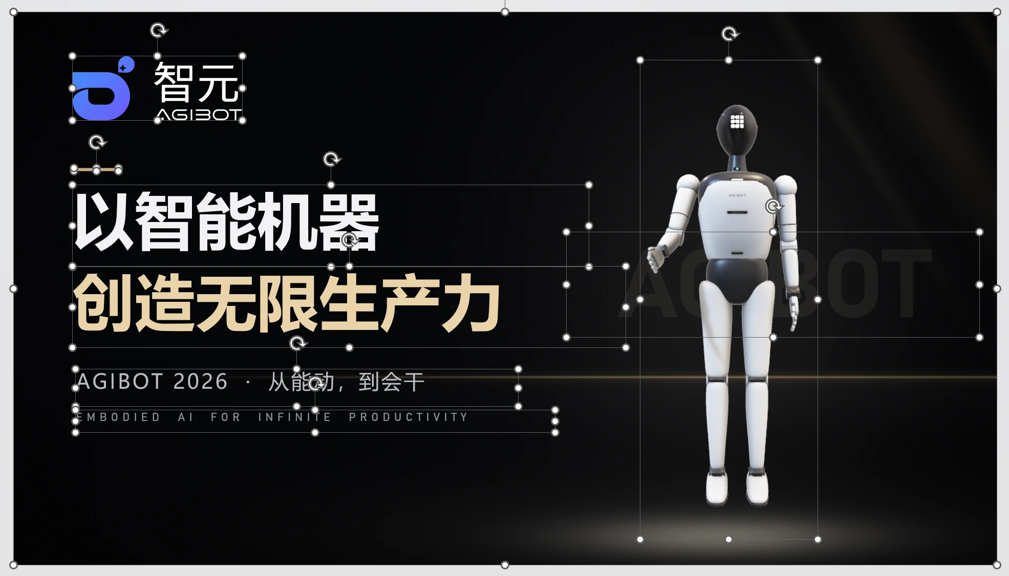 智元机器人企业介绍PPT（3D模型动画·手动点击可编辑版） - 预览图17