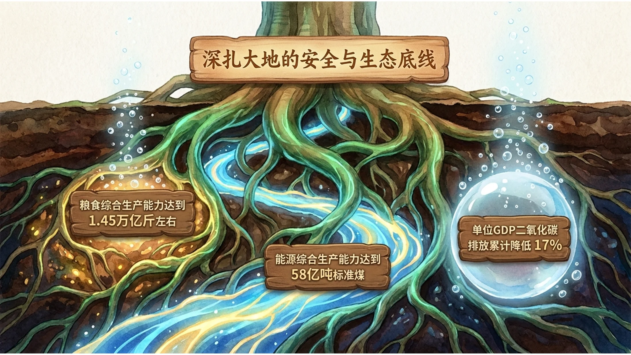 卡通梦幻宫崎骏风格政府工作报告PPT - 预览图7