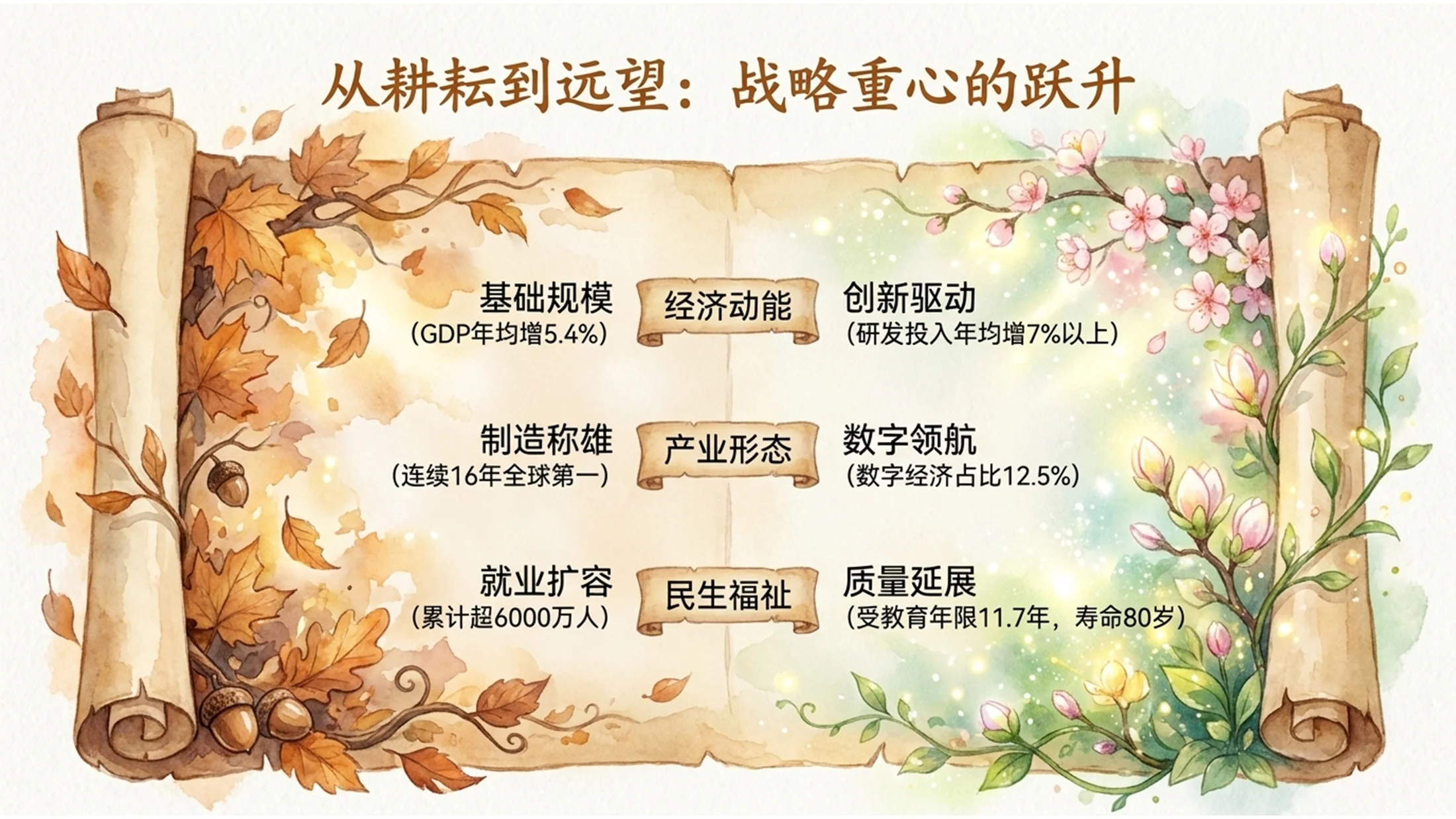 卡通梦幻宫崎骏风格政府工作报告PPT - 预览图8