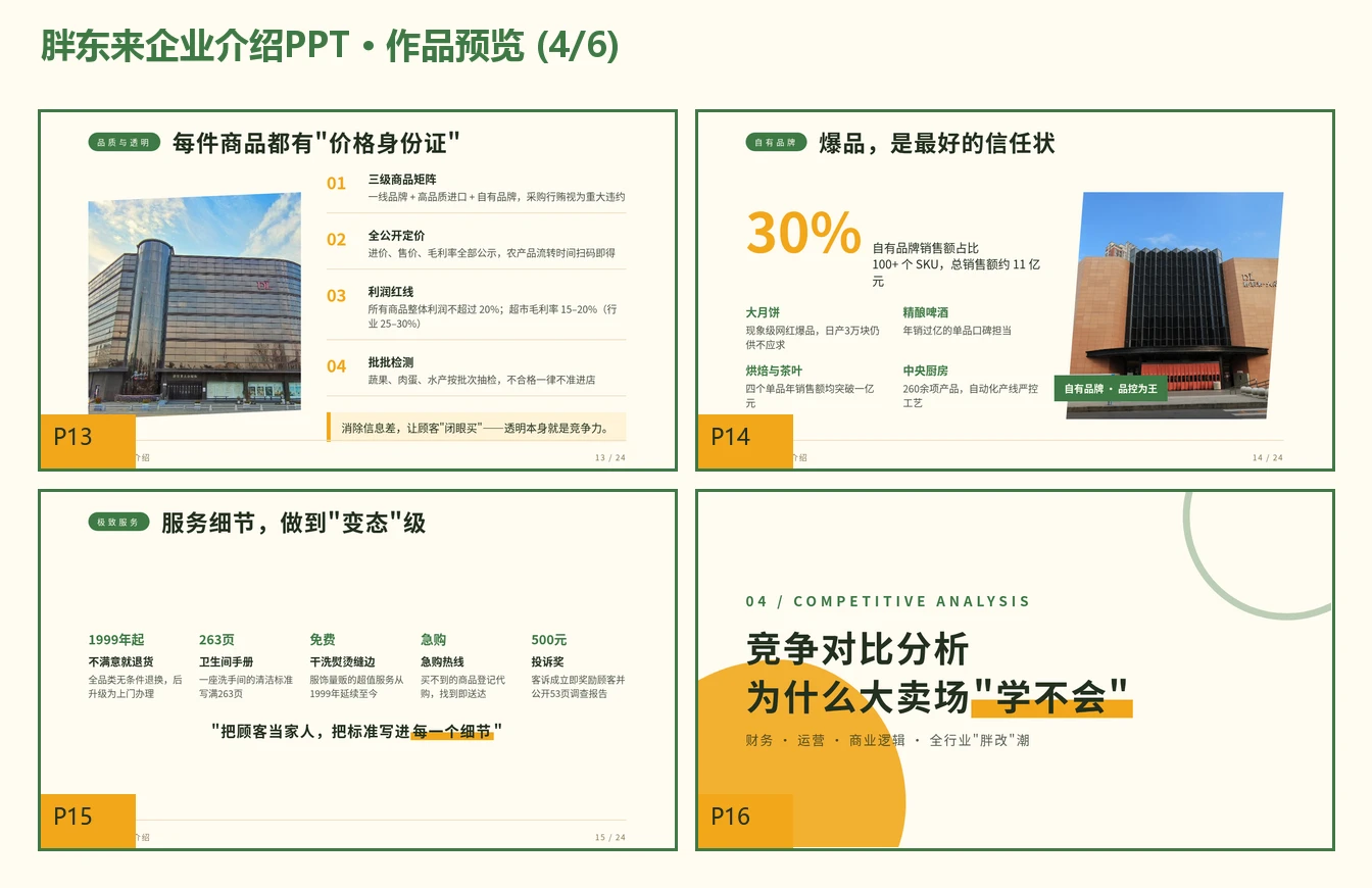 阳光生命的诗意与爱-胖东来商贸集团企业介绍PPT - 预览图4