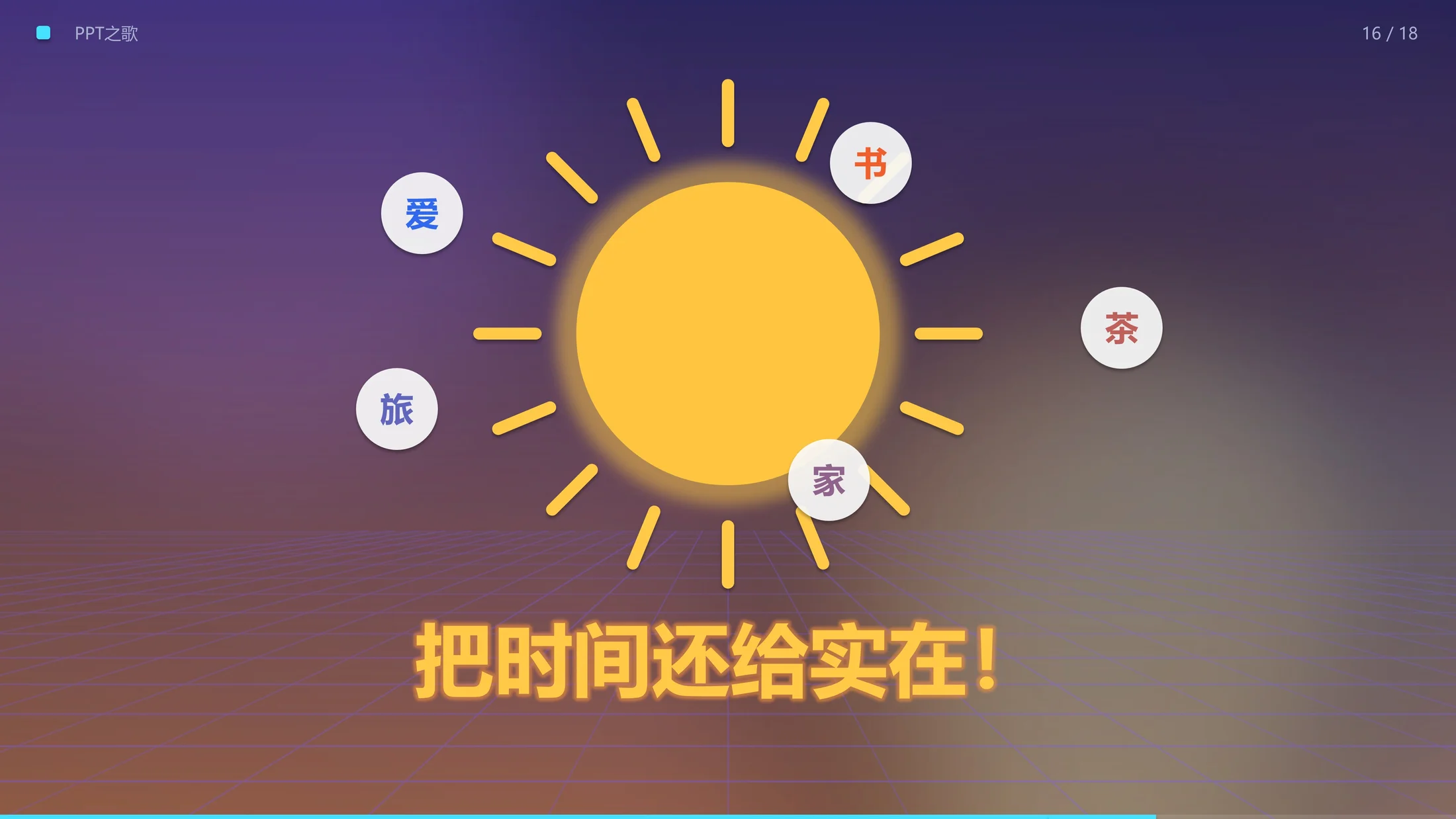 《PPT之歌》动画PPT｜AI用PPT给PPT写了首歌（内嵌原创歌曲·全程自动播放） - 预览图16