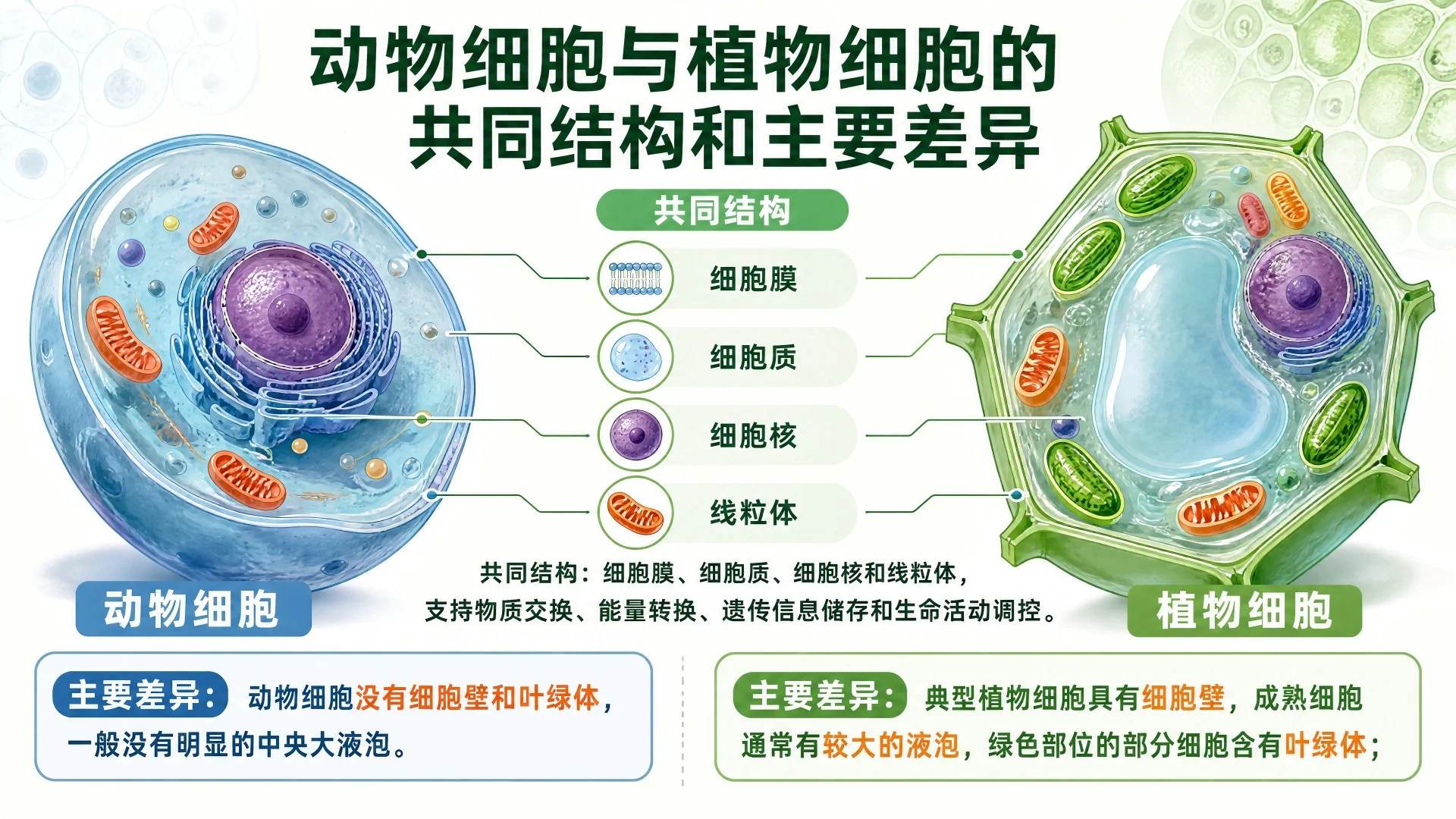 动物细胞与植物细胞结构比较及显微观察课件 - 预览图10