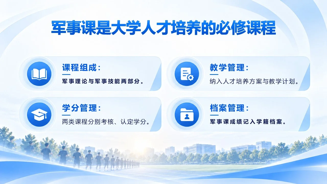 初中、高中、大学国防教育与军训管理PPT课件（110页一套三份可编辑PPT） - 预览图4
