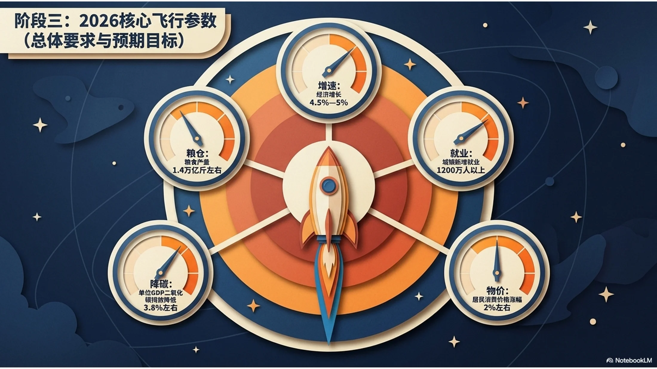 现代剪纸艺术航天主题政府工作报告PPT - 预览图5