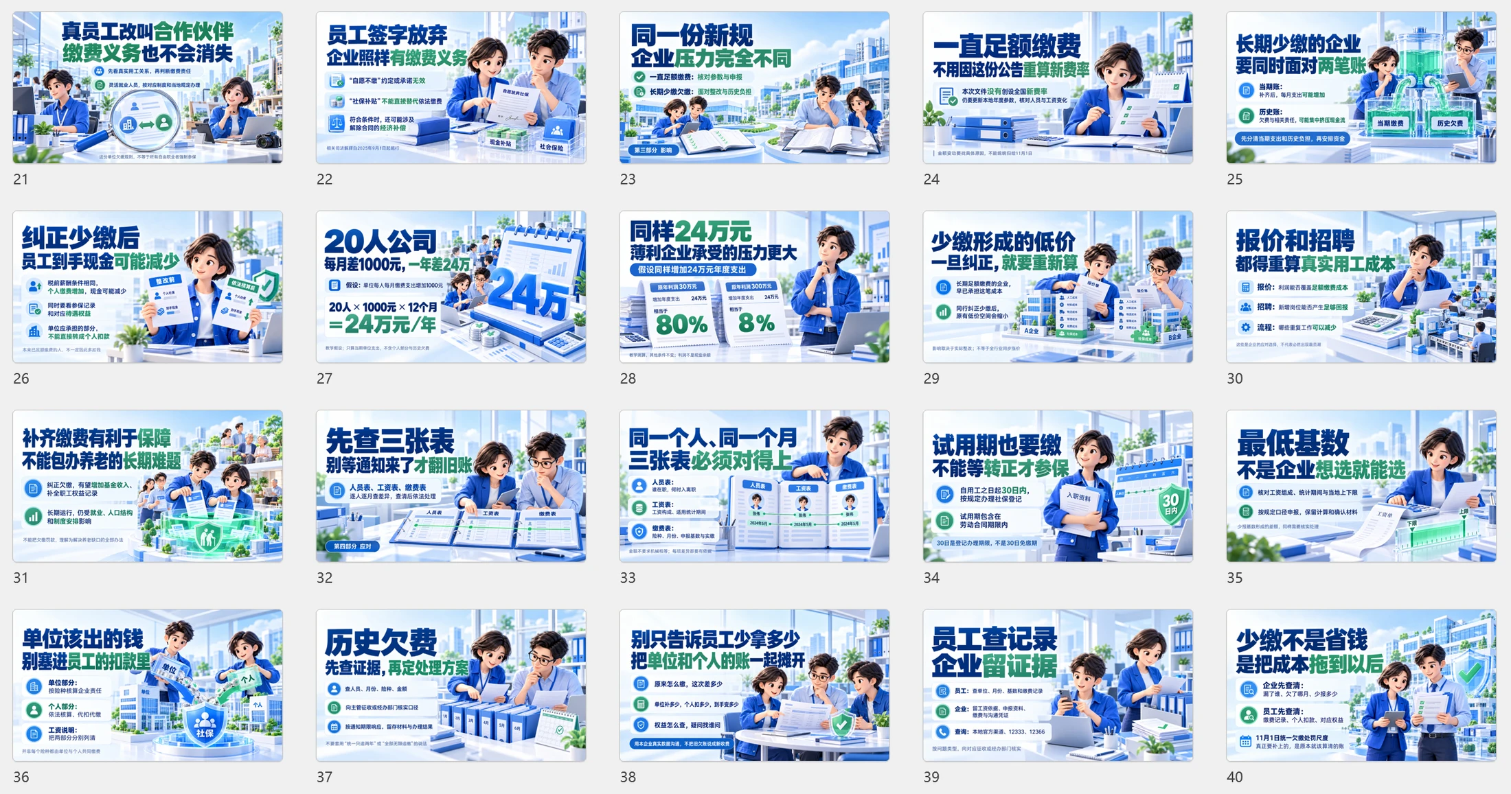 一个PPT讲透：社保新规影响到底有多大（社保新规宣介PPT） - 预览图20