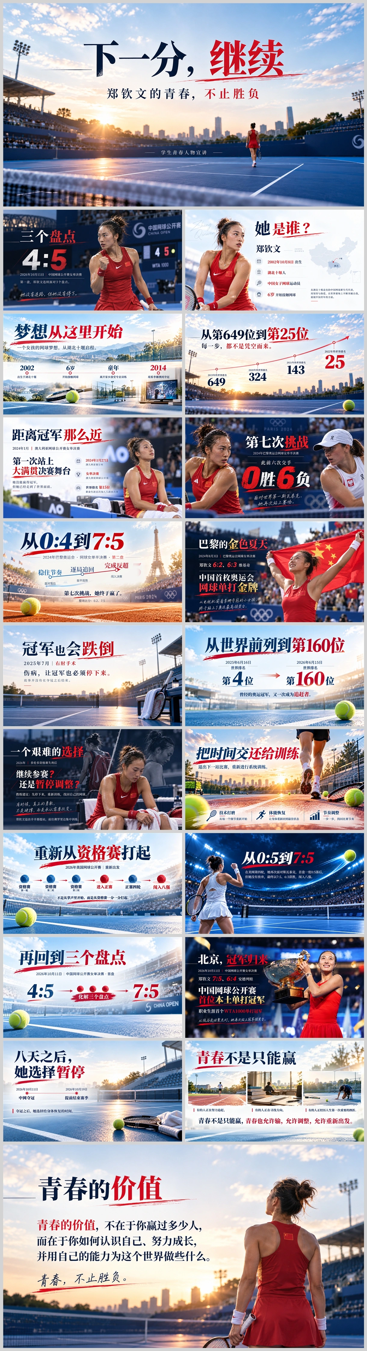 《下一分，继续》——郑钦文的青春，不止胜负 - 预览图1