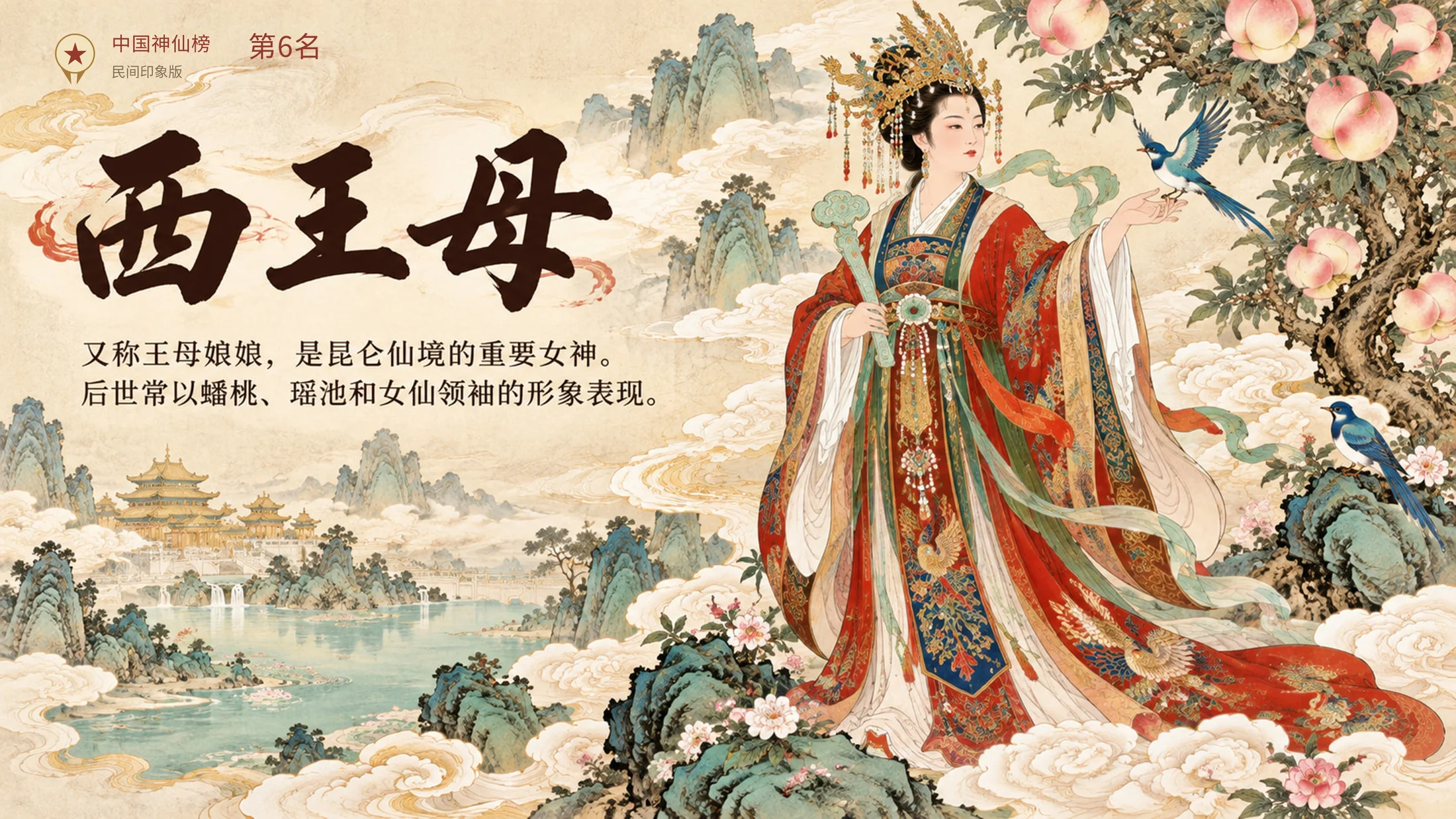 《中国神仙志》101张PPT系统介绍中国各位神仙排行榜 - 预览图6
