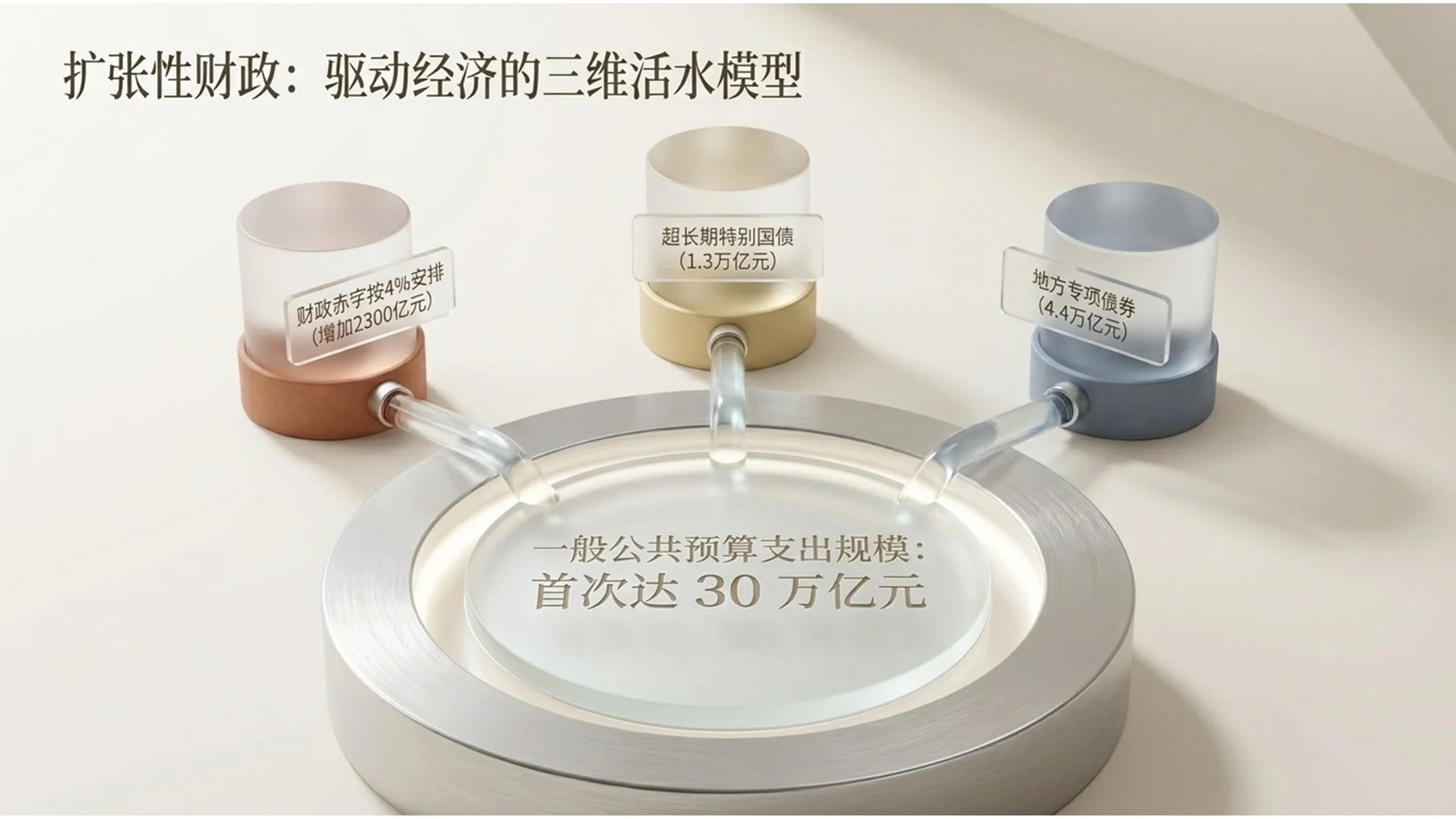 创意3D立体图标风格政府工作报告PPT - 预览图4