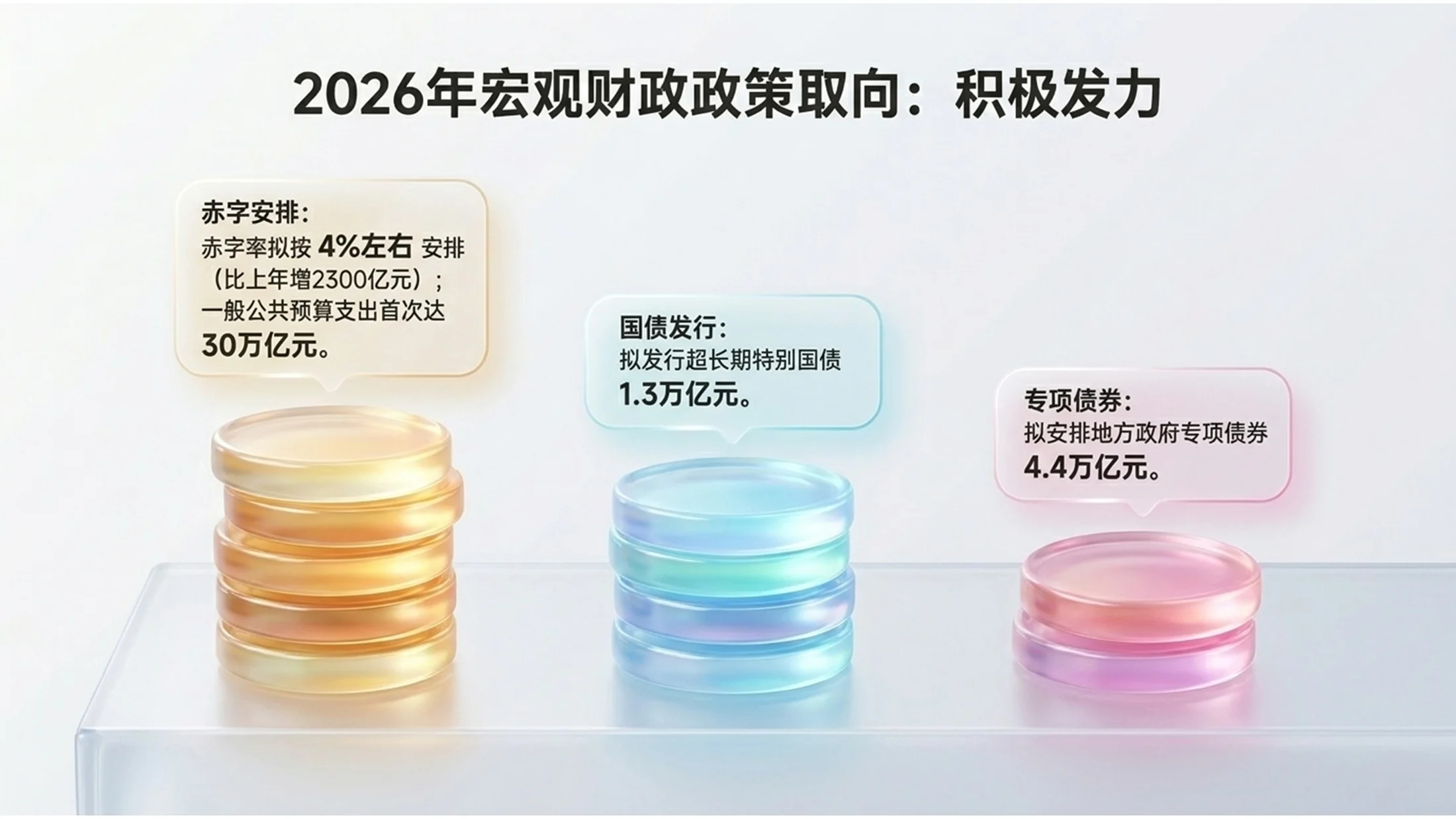 透明可爱Q弹果冻风格政府工作报告PPT - 预览图7
