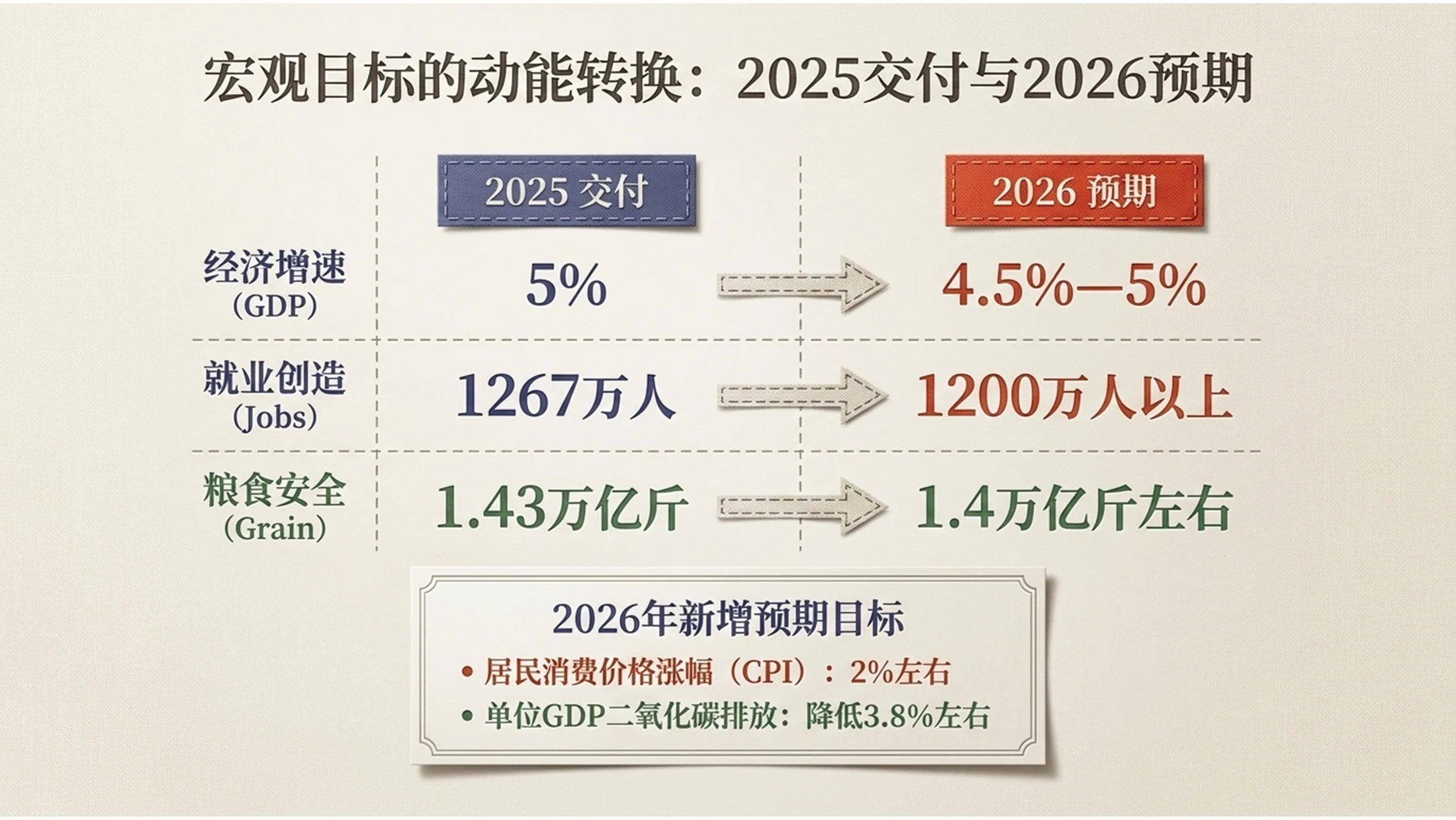 简约素雅亚麻布纹理风格政府工作报告PPT - 预览图4