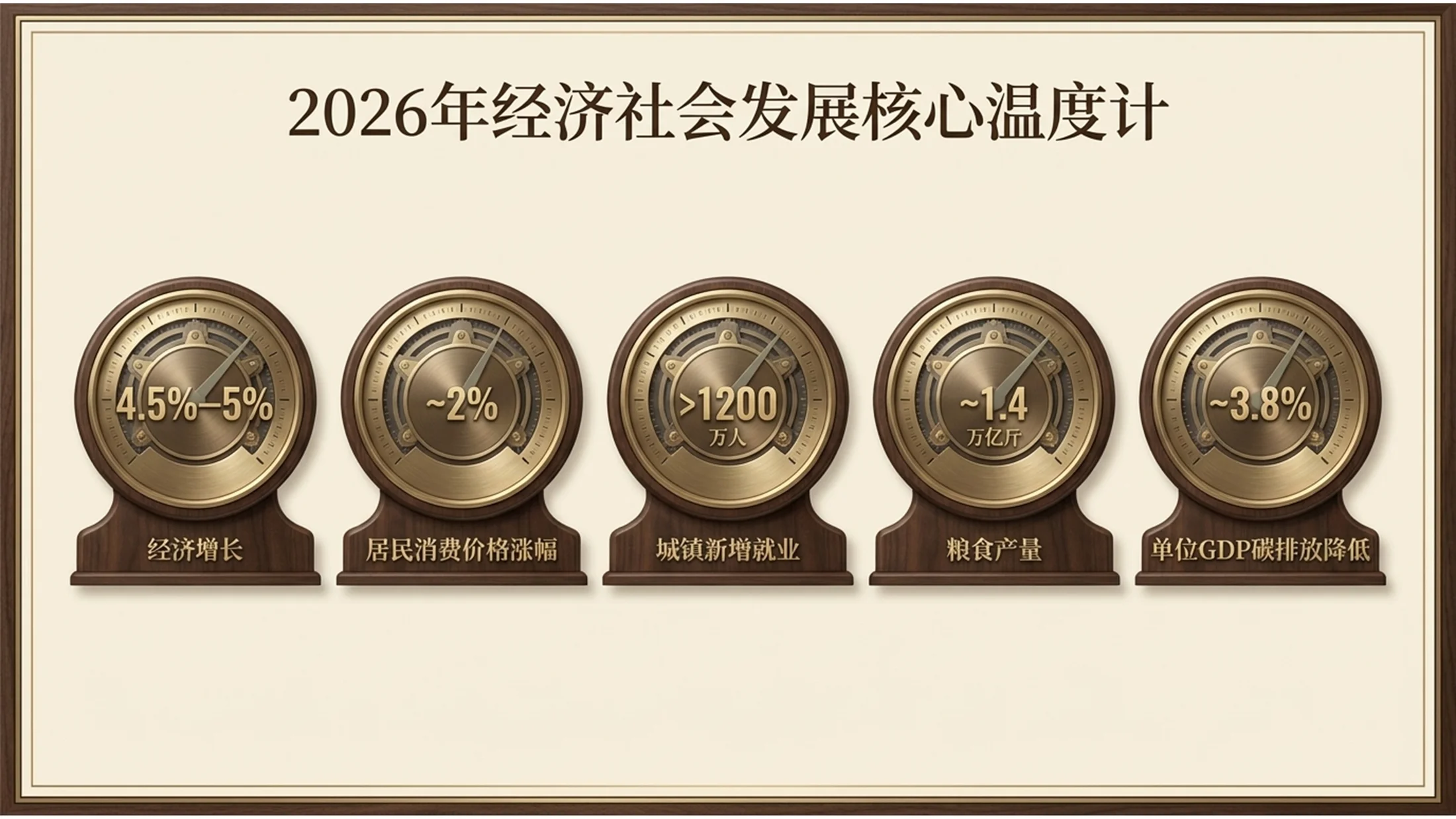深色庄重胡桃木雕刻风格政府工作报告PPT - 预览图7