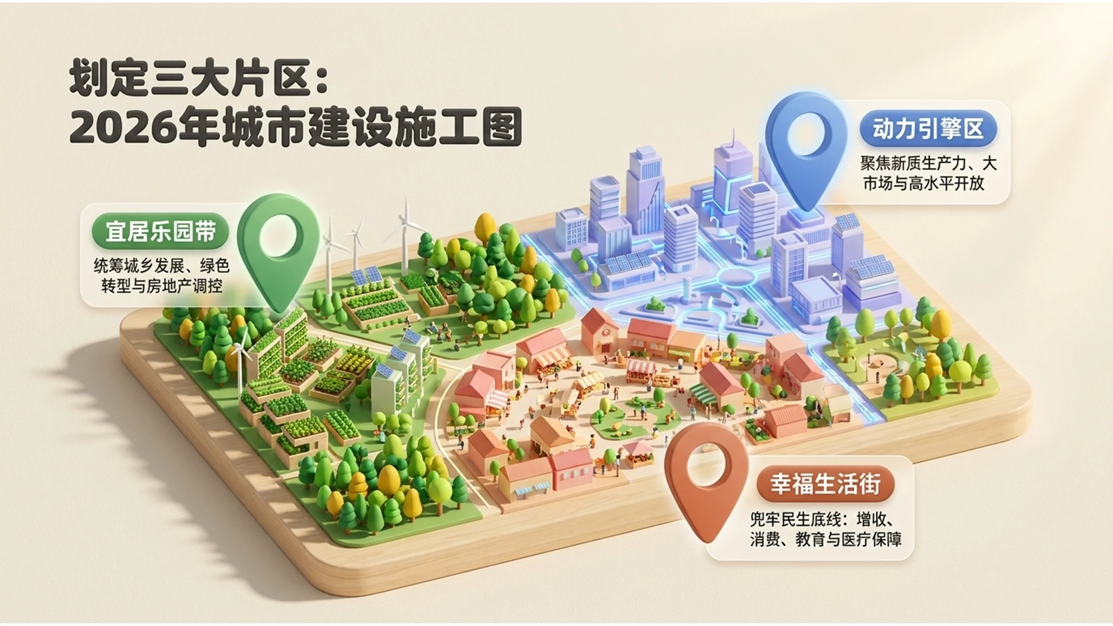 3D立体卡通皮克斯动画风格政府工作报告PPT - 预览图6