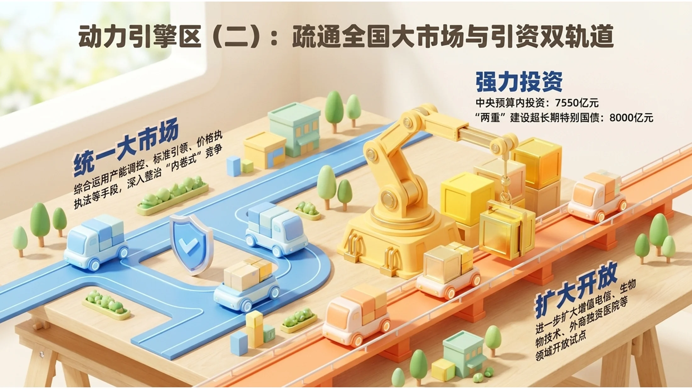 3D立体卡通皮克斯动画风格政府工作报告PPT - 预览图8