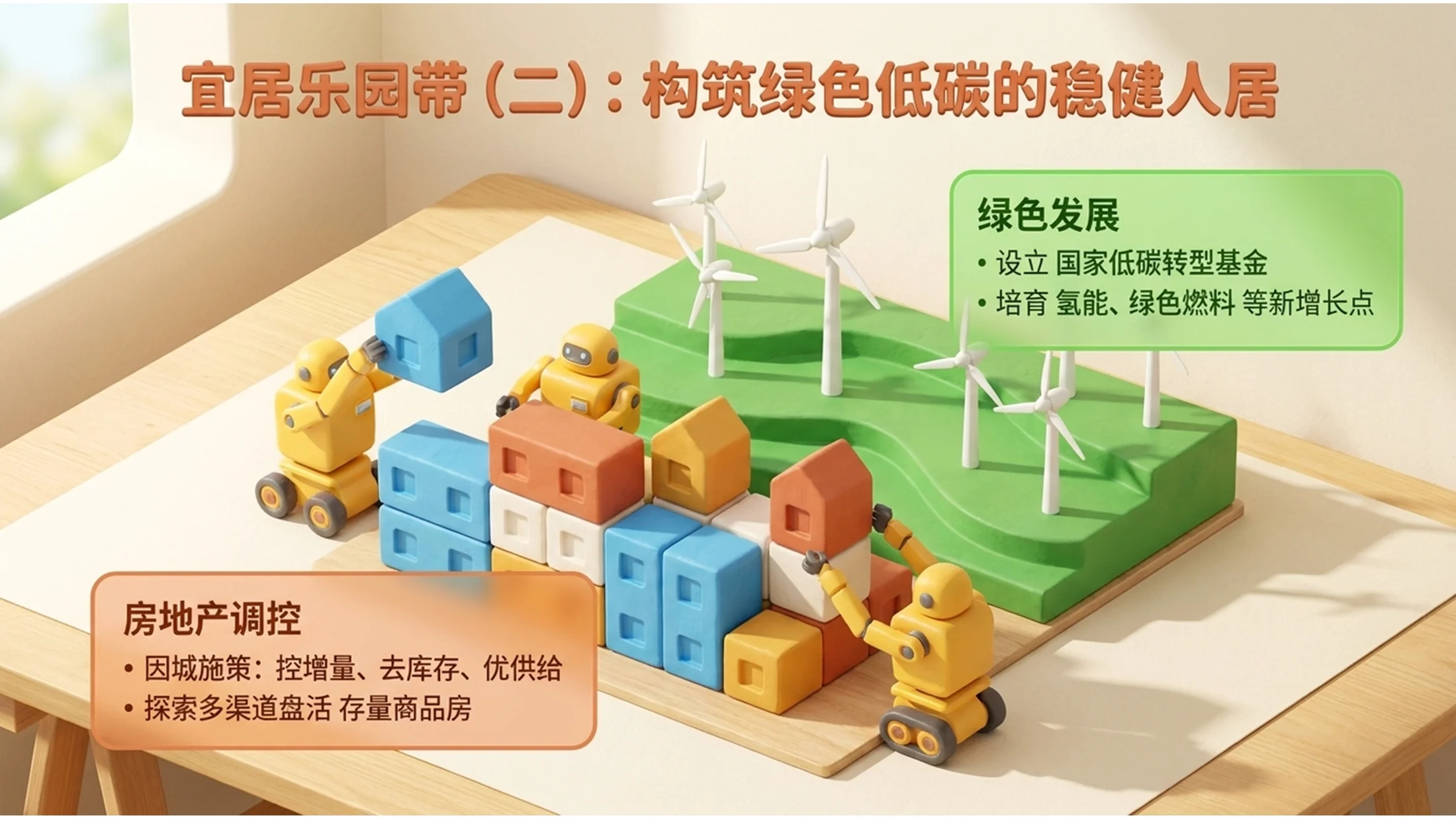 3D立体卡通皮克斯动画风格政府工作报告PPT - 预览图10