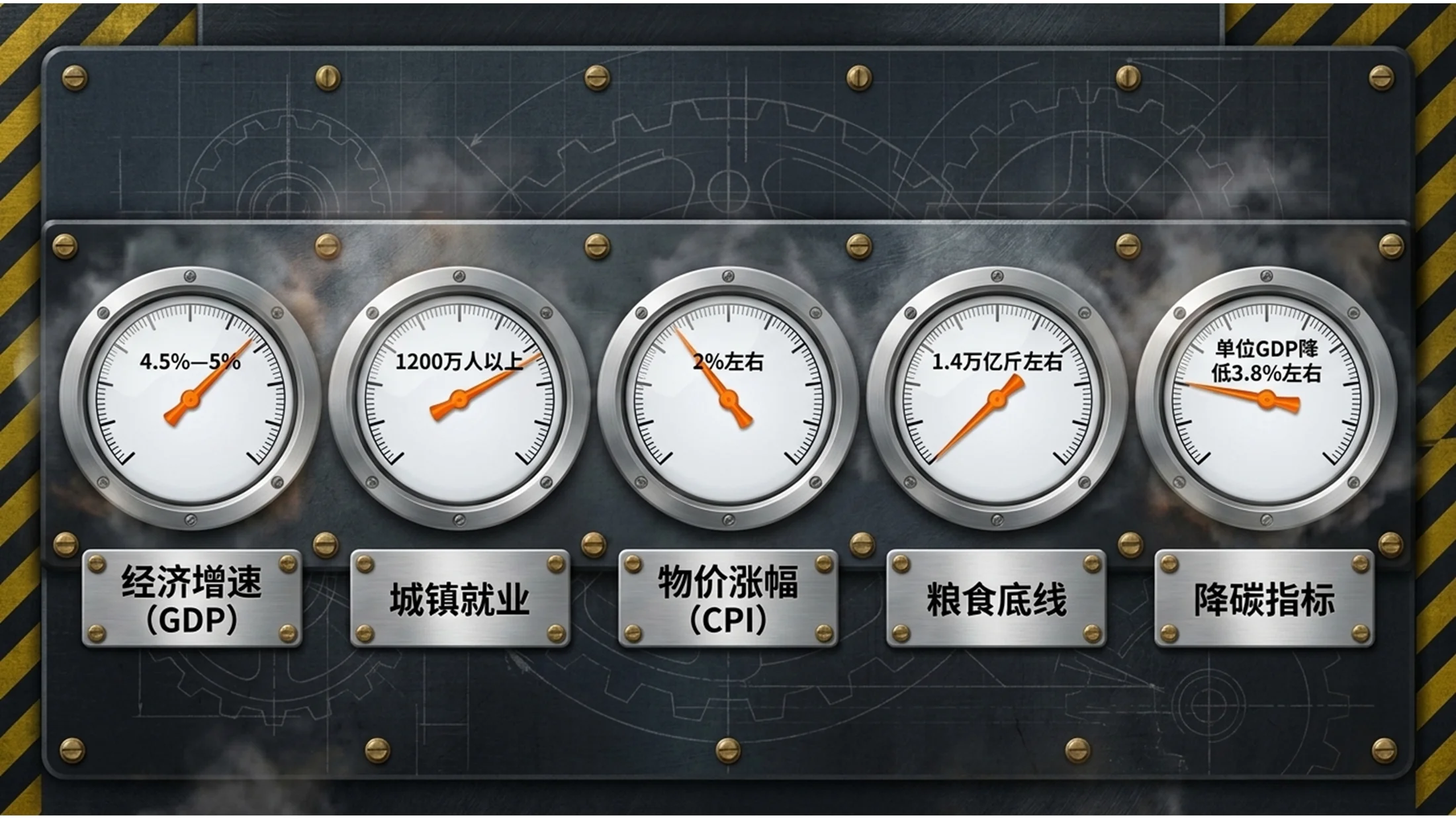 钢铁时代金属铸铁工业风格政府工作报告PPT - 预览图7