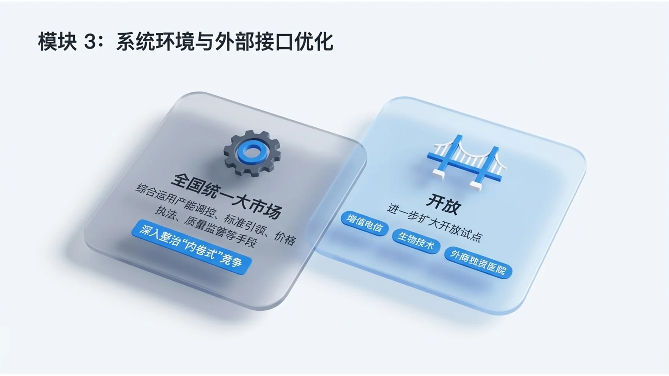 柔和三色C4D立体渲染政府工作报告PPT - 预览图8