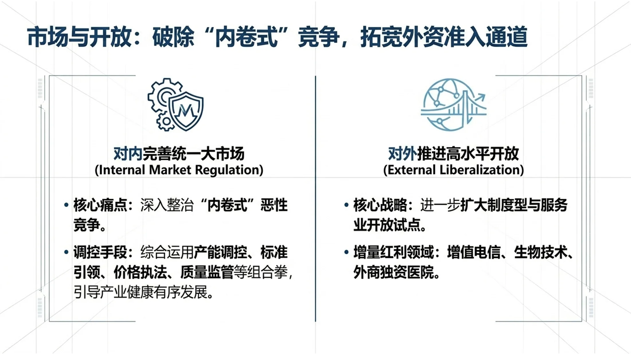 简洁蓝色商务风格政府工作报告PPT - 预览图8