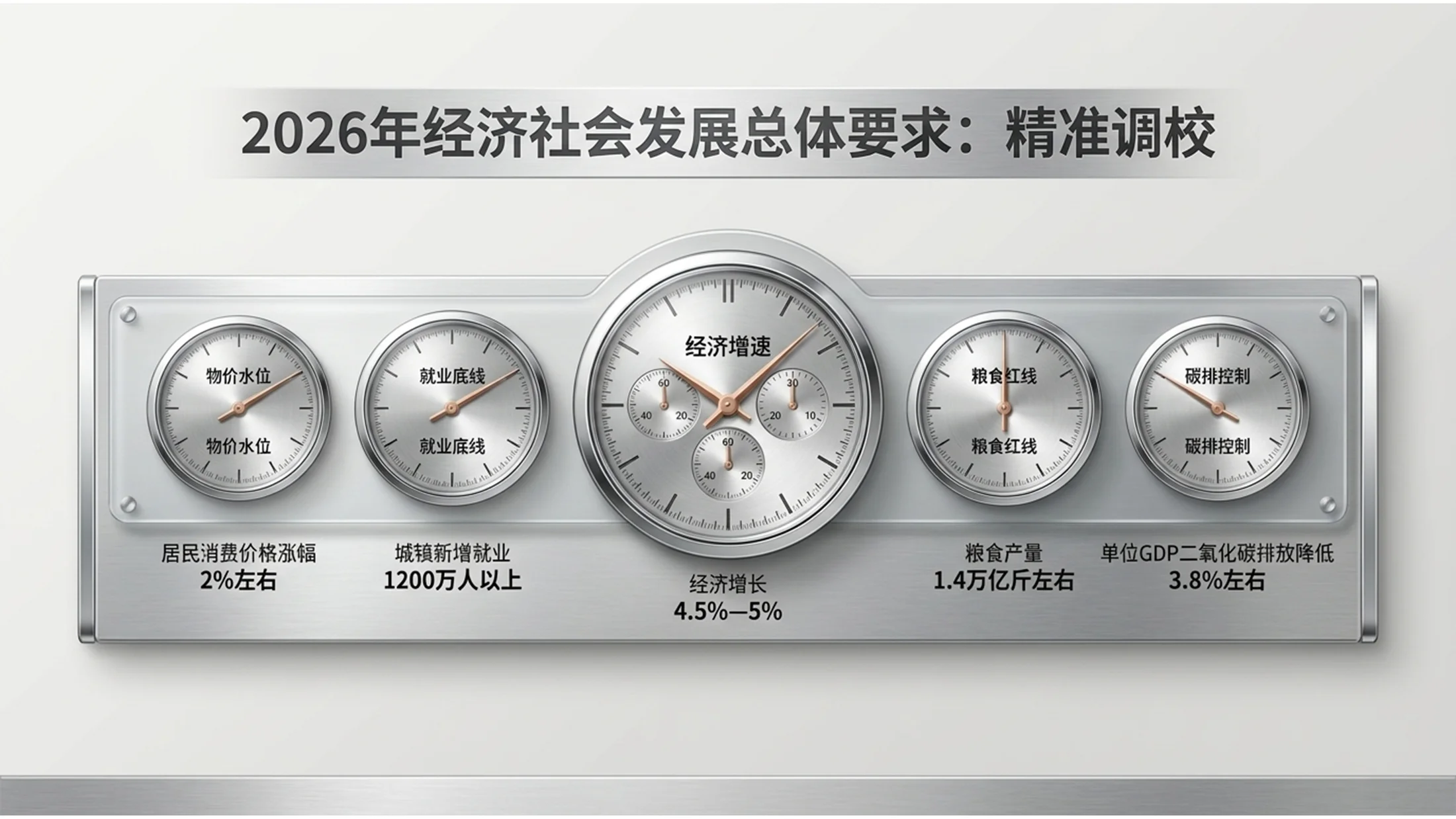 钛金镜面金属风格政府工作报告PPT - 预览图5