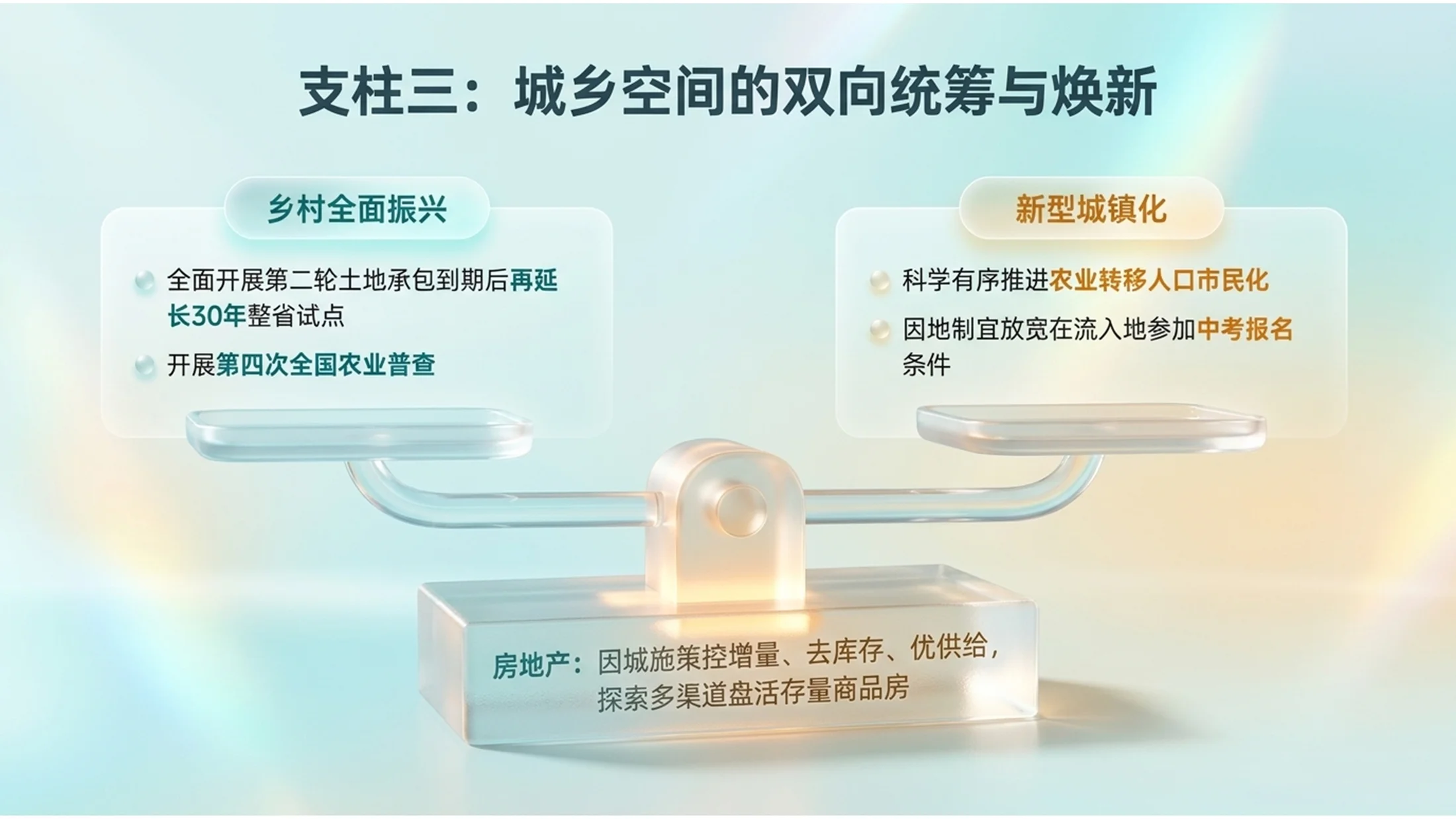 通透半透明树脂风格玻璃政府工作报告PPT - 预览图10
