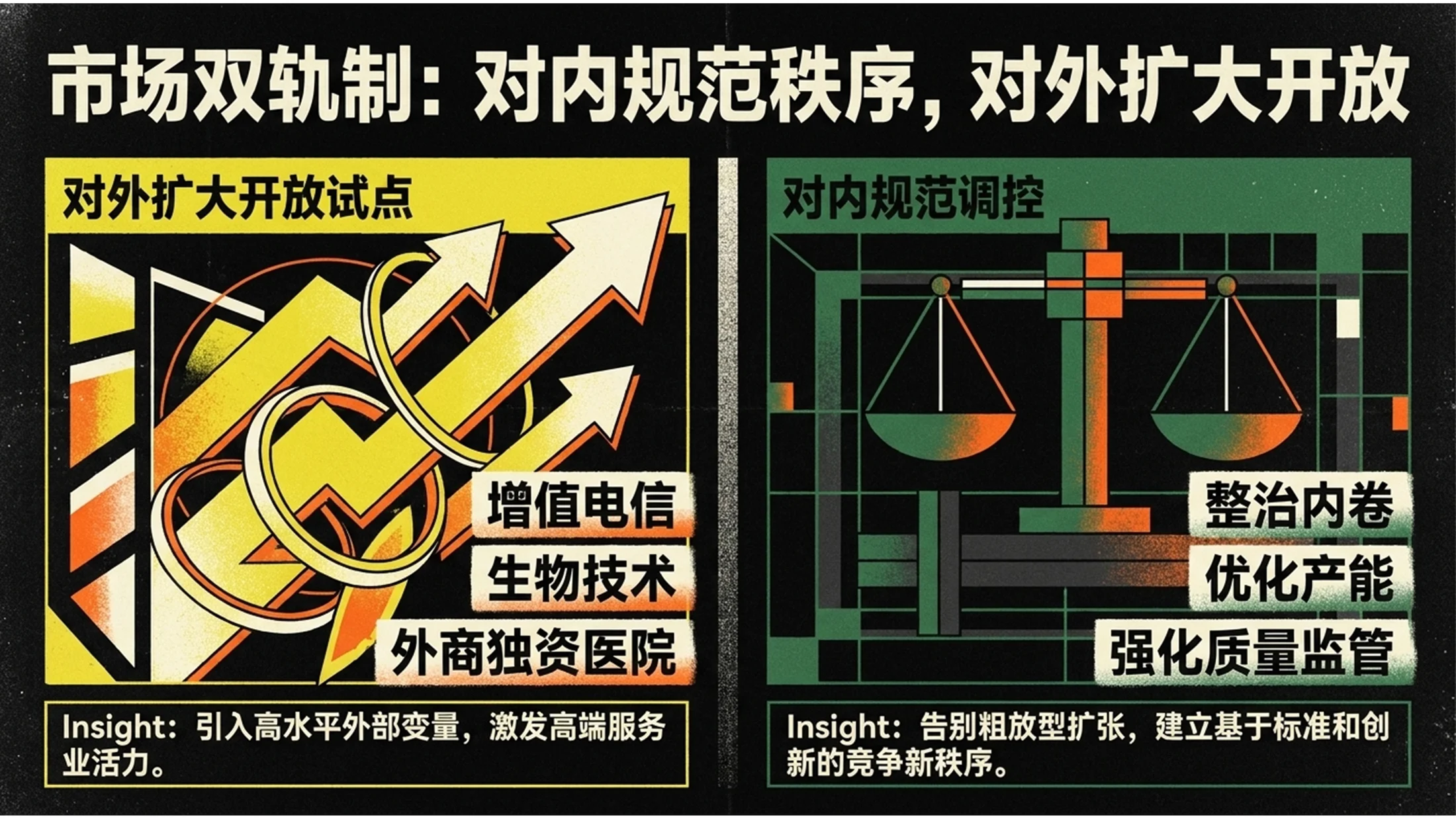 夸张噪点颗粒复古风格政府工作报告PPT - 预览图8
