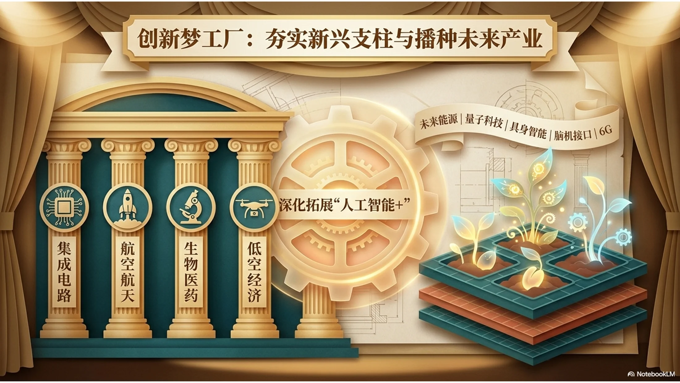 卡通可爱3D绘本剧场风格政府工作报告PPT - 预览图5
