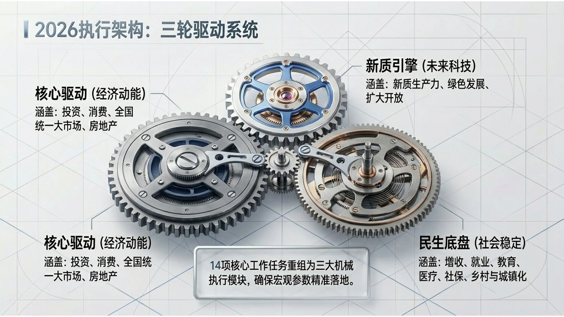 拉丝钢板镜面金属风格政府工作报告PPT - 预览图6