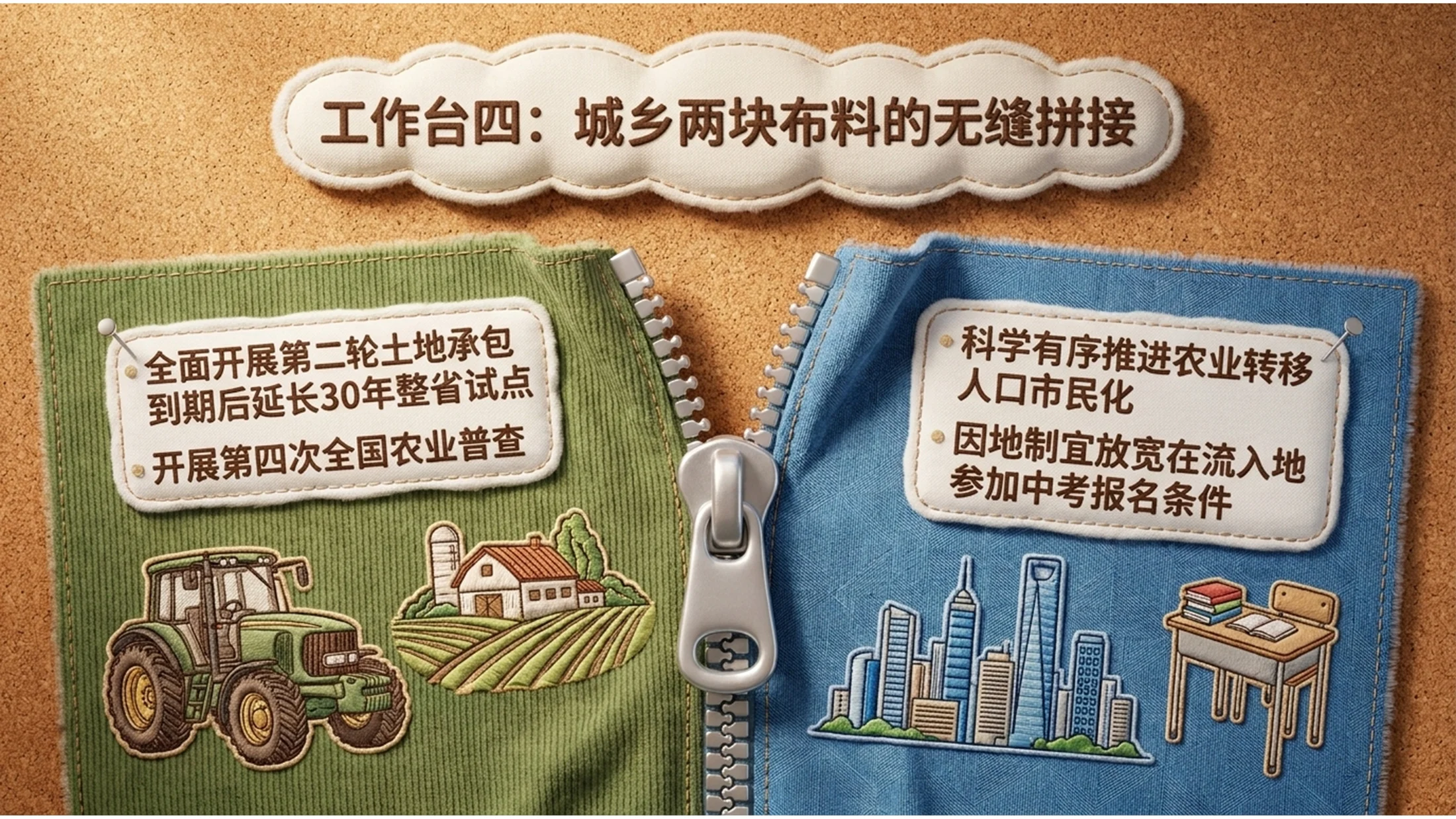 可爱卡通毛绒玩偶风格政府工作报告PPT - 预览图11