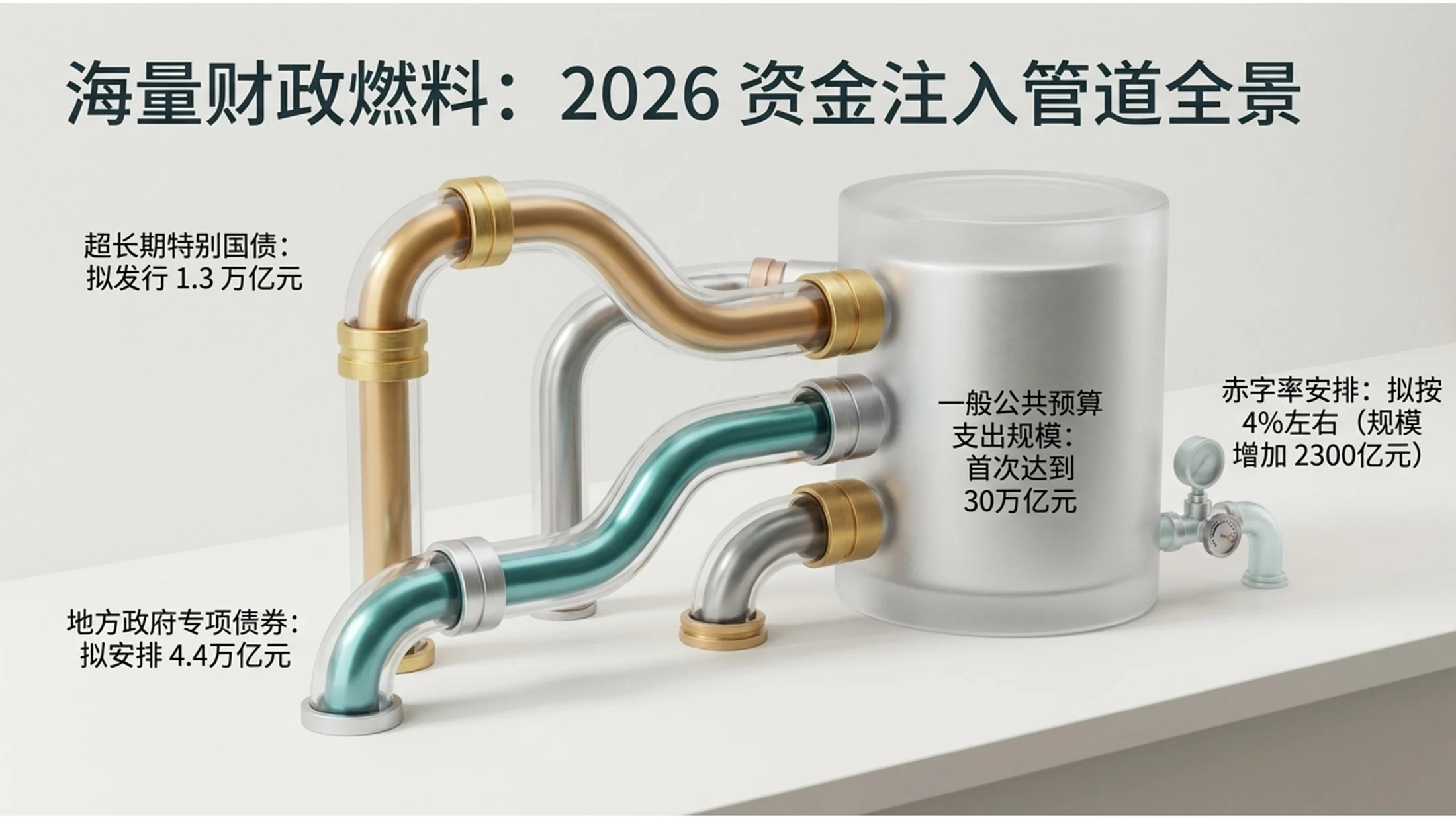立体数据洪流实体化风格政府工作报告PPT - 预览图7