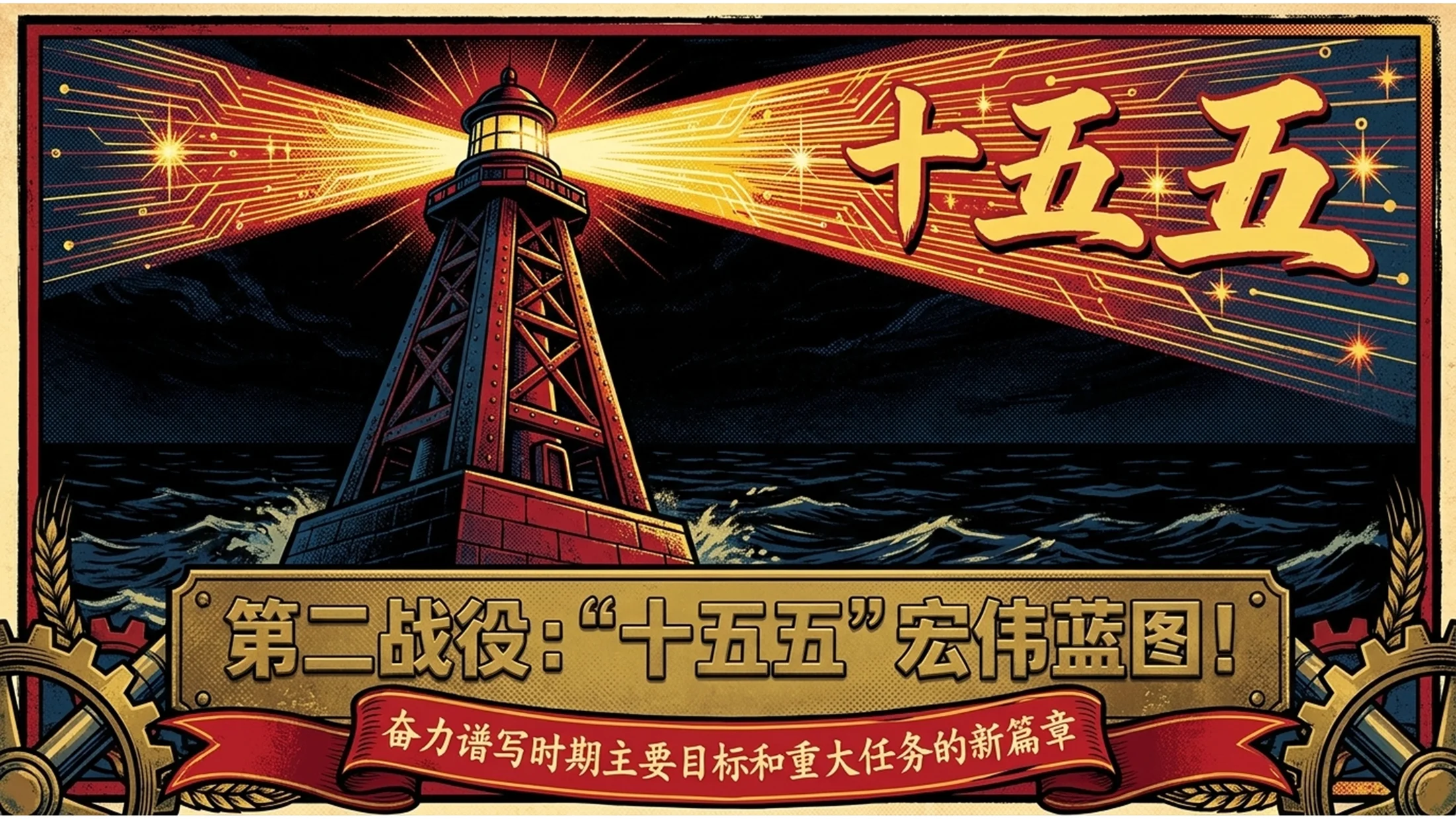红色革命时代大字报风格政府工作报告PPT - 预览图6