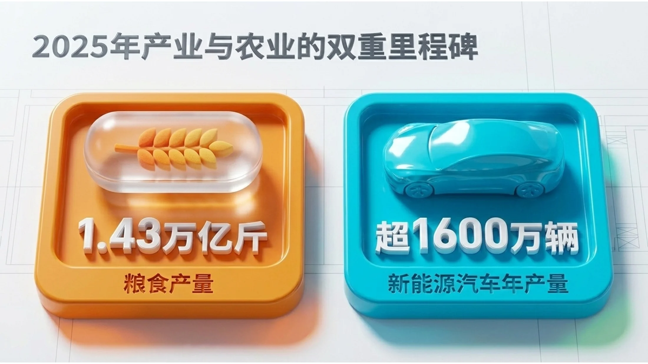鲜艳五彩塑料纹理风格政府工作报告PPT - 预览图4