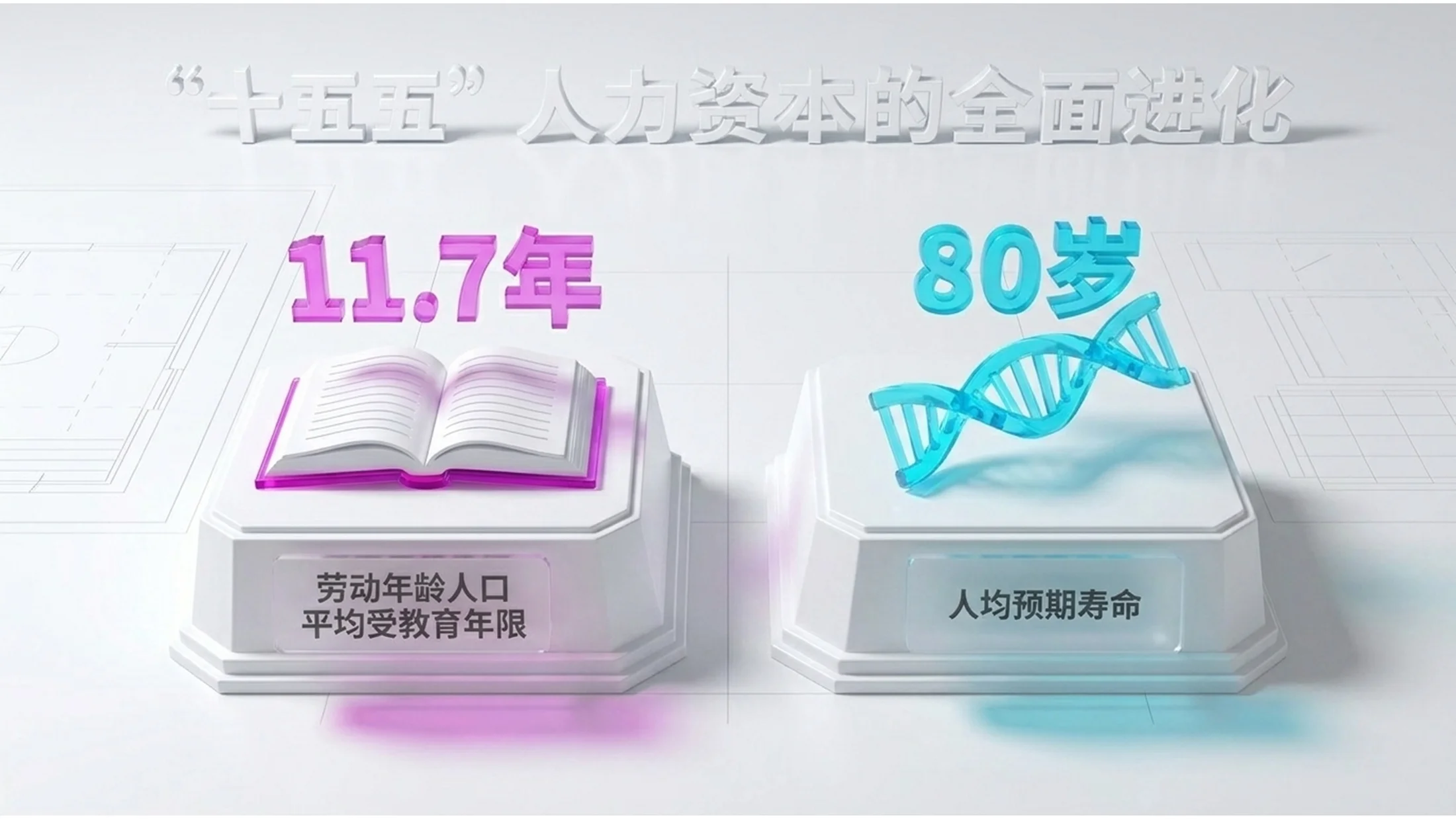 鲜艳五彩塑料纹理风格政府工作报告PPT - 预览图9