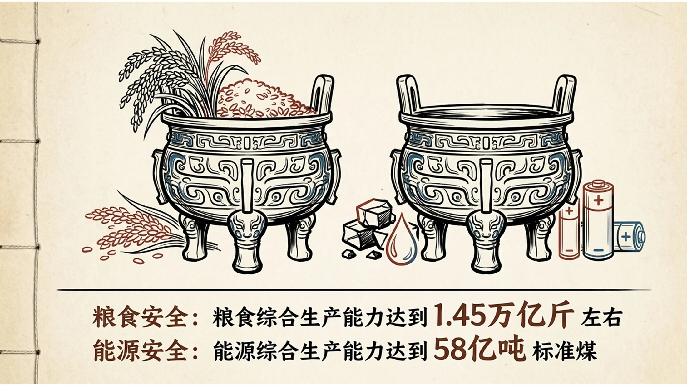 中国传统复古连环画风格政府工作报告PPT - 预览图9