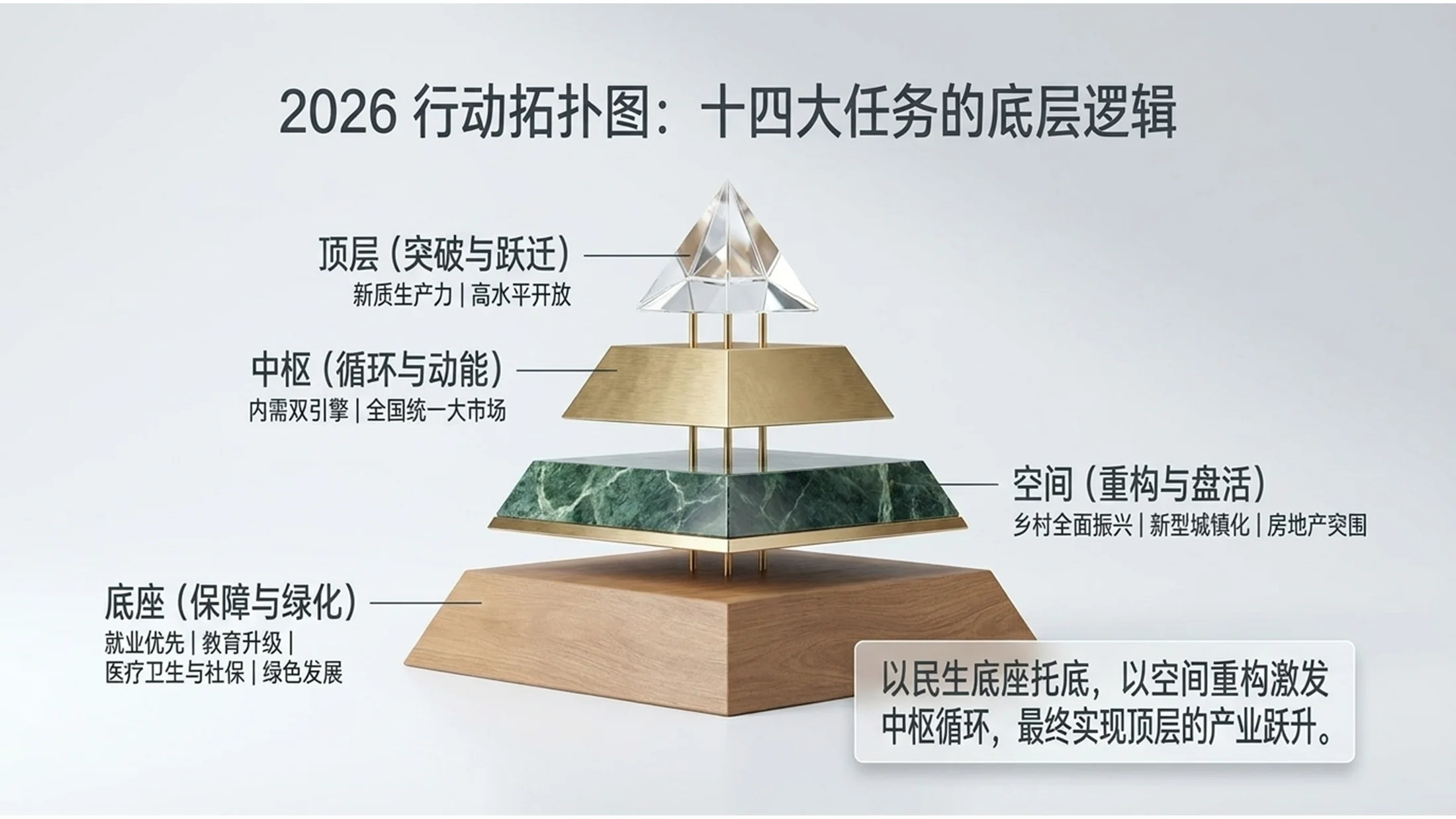 高清三维3D玻璃质感风格政府工作报告PPT - 预览图8