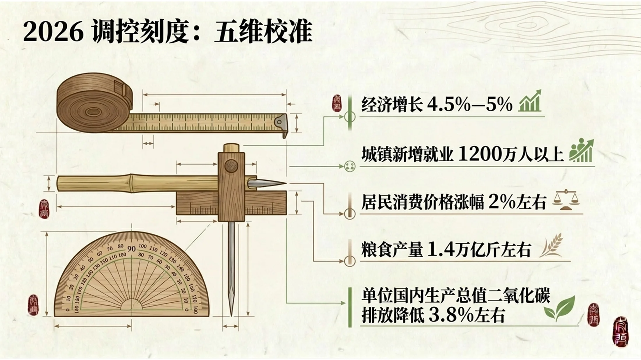 简约日式木作风格政府工作报告PPT - 预览图16