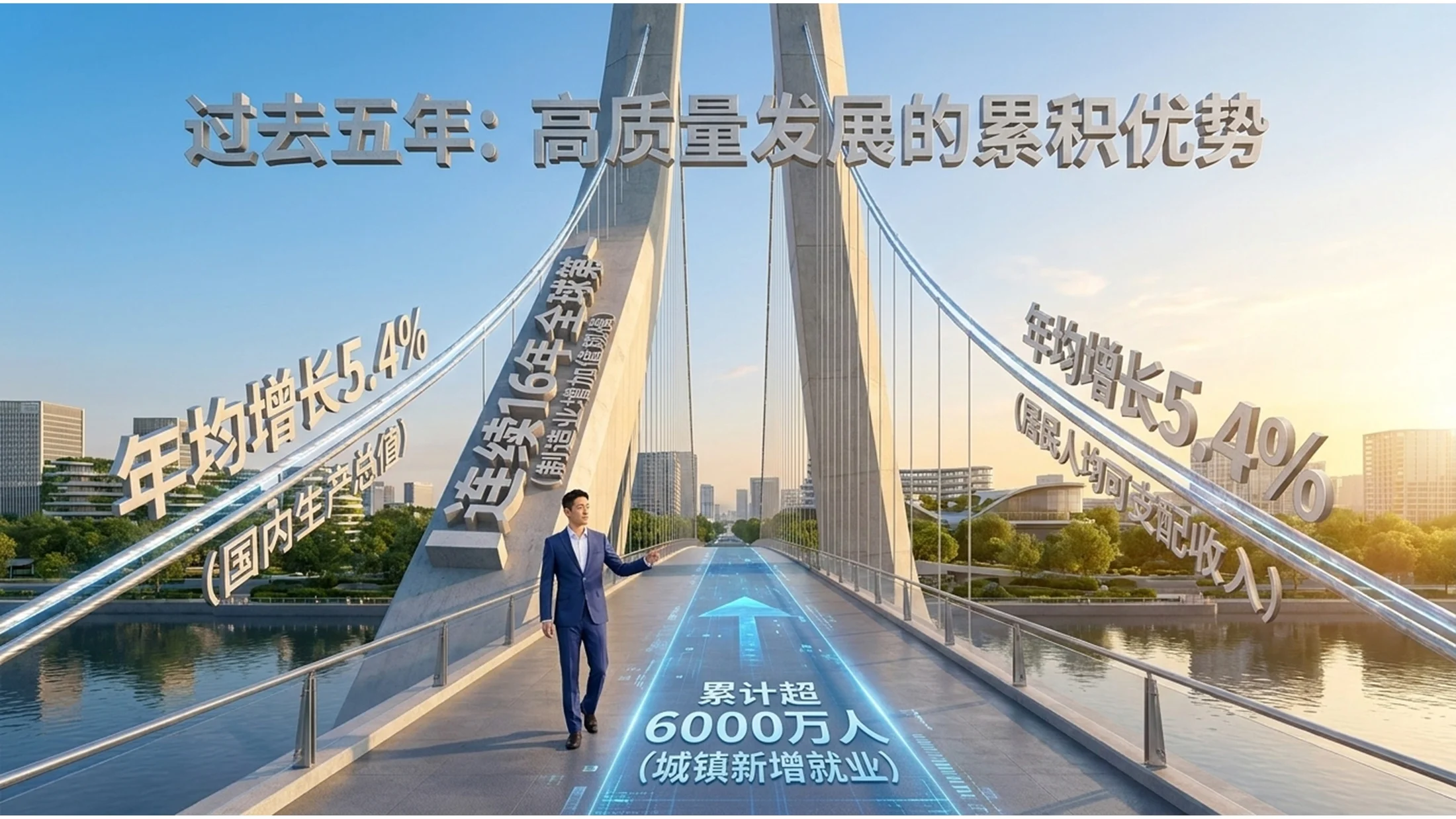超级实拍场景化风格政府工作报告PPT - 预览图2