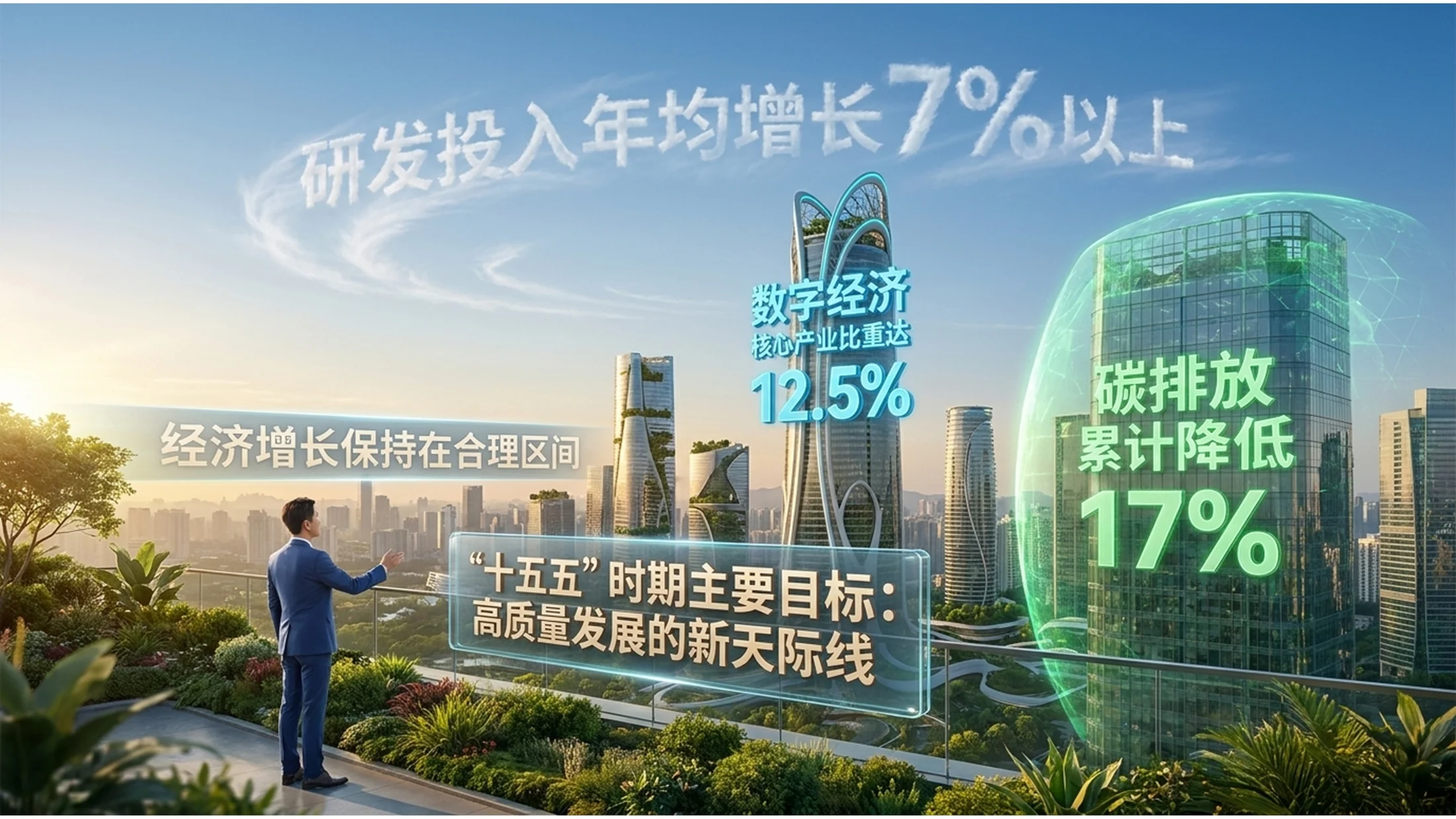 超级实拍场景化风格政府工作报告PPT - 预览图3