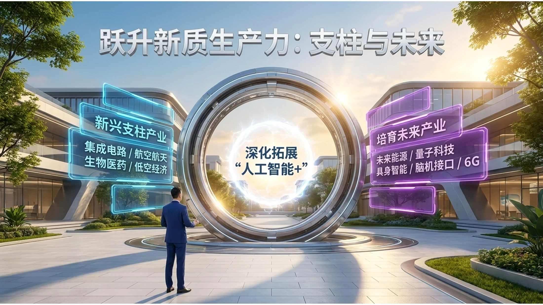 超级实拍场景化风格政府工作报告PPT - 预览图8