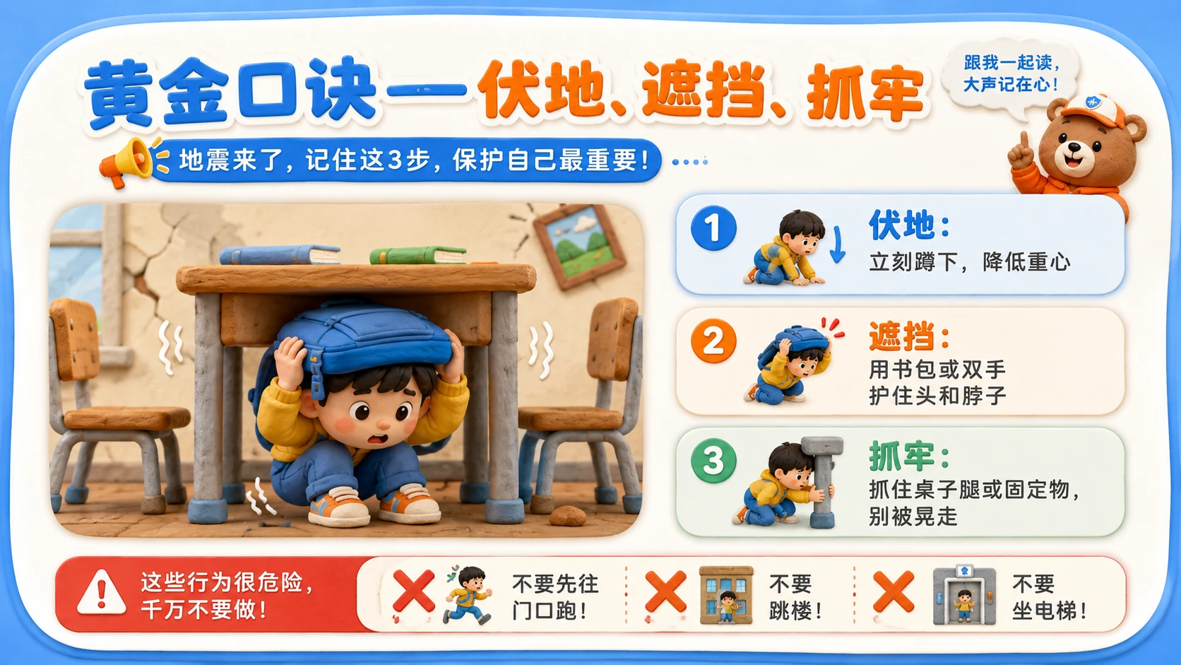 地震来了我不怕——学生防震减灾科普课 - 预览图7