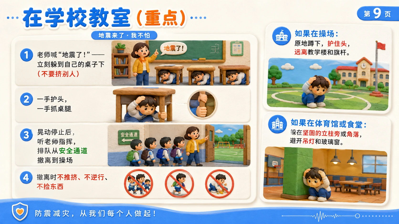 地震来了我不怕——学生防震减灾科普课 - 预览图8