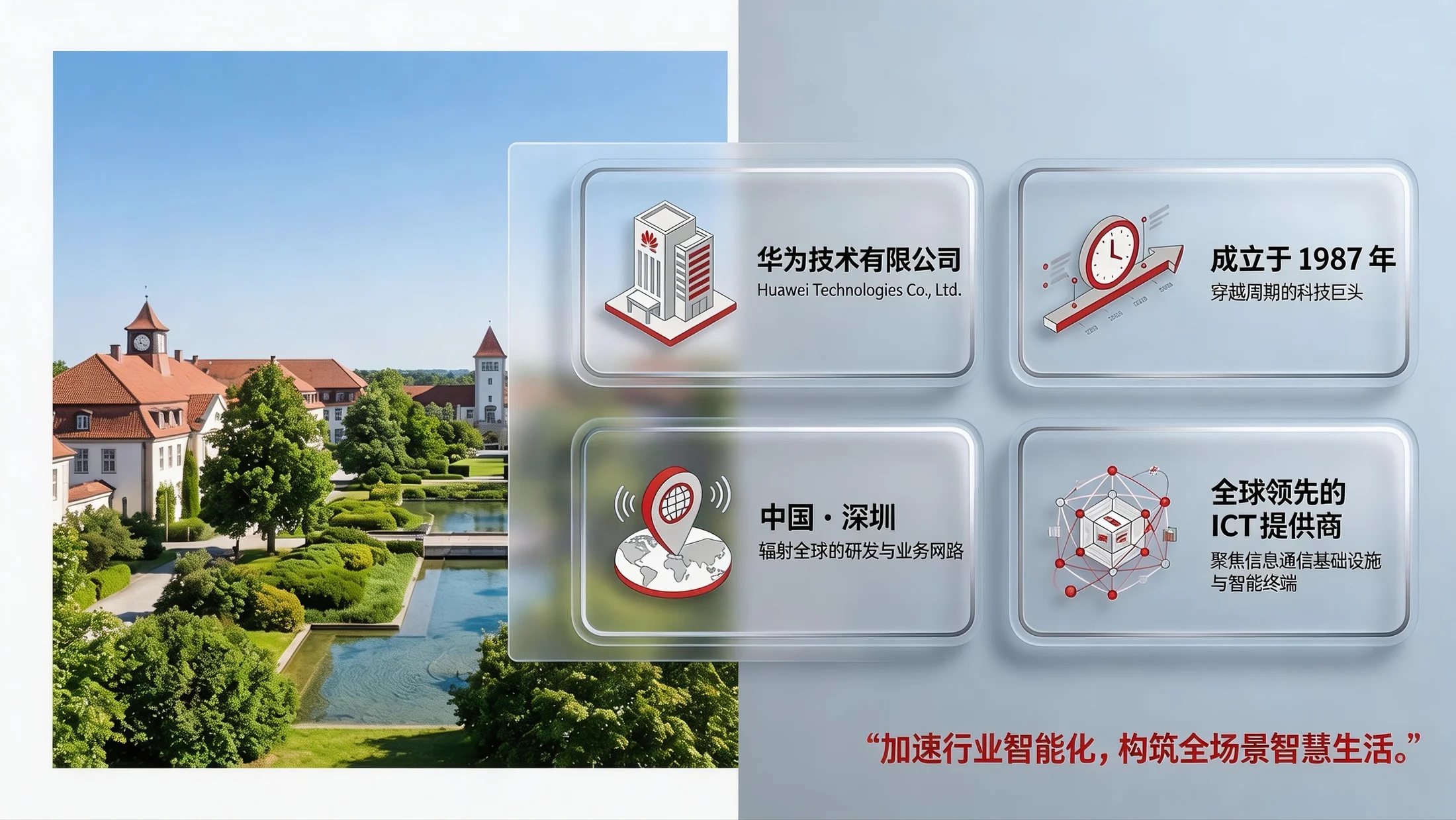 冰透水晶质感型｜华为企业全景价值解析PPT - 预览图2