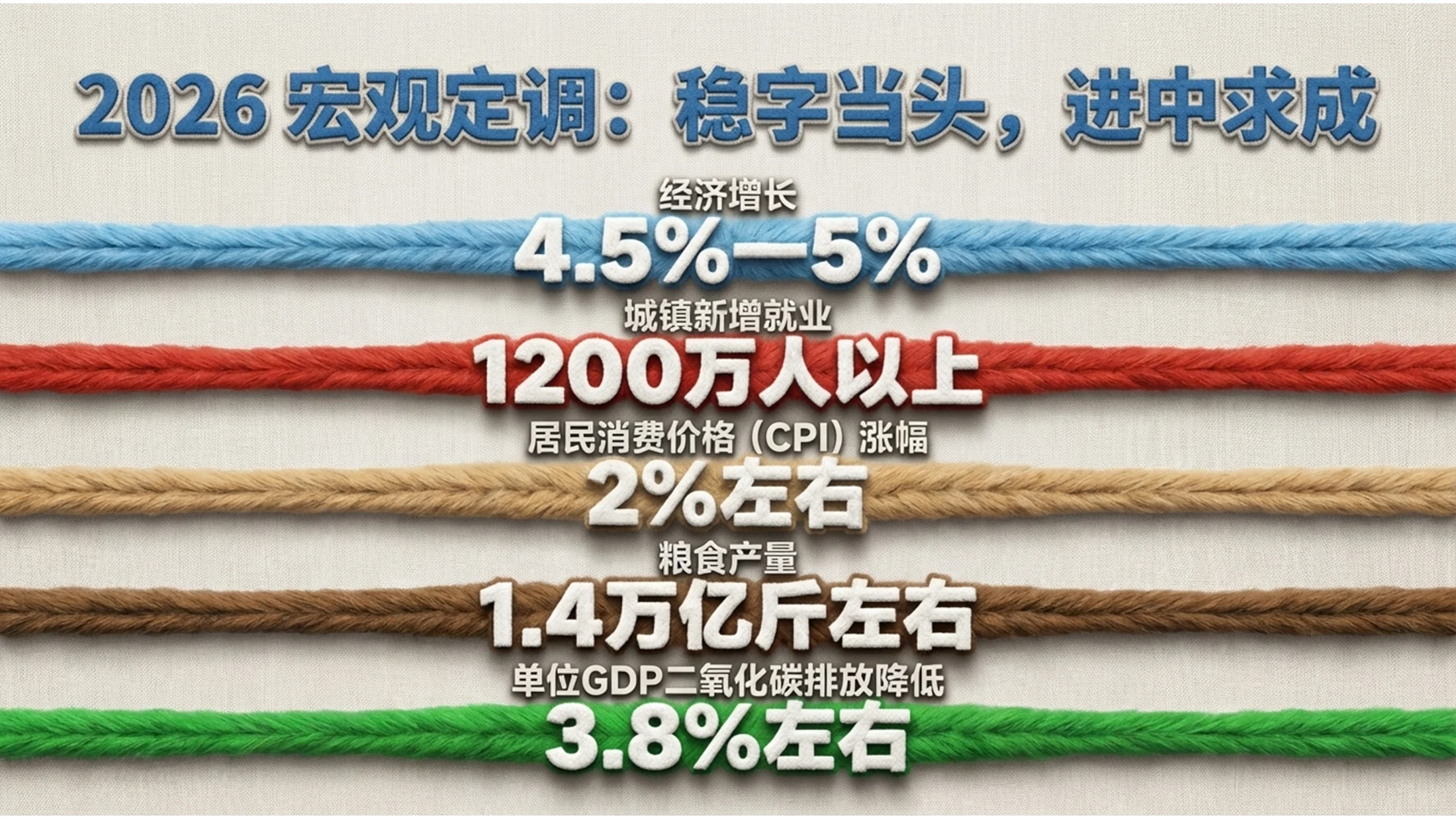 毛线编织创意政府工作报告PPT - 预览图5