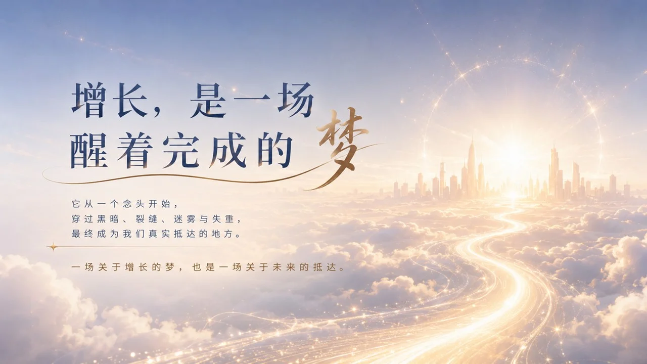 一场关于增长的梦PPT - 预览图9