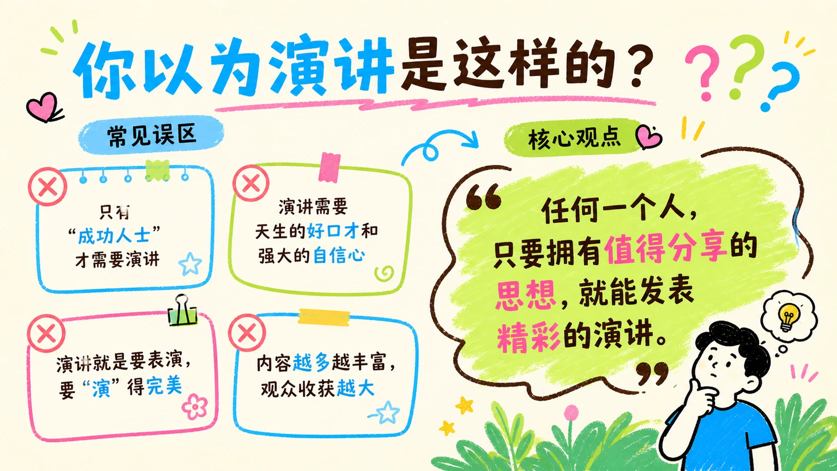 小红书风格《演讲的力量》读书分享PPT - 预览图4