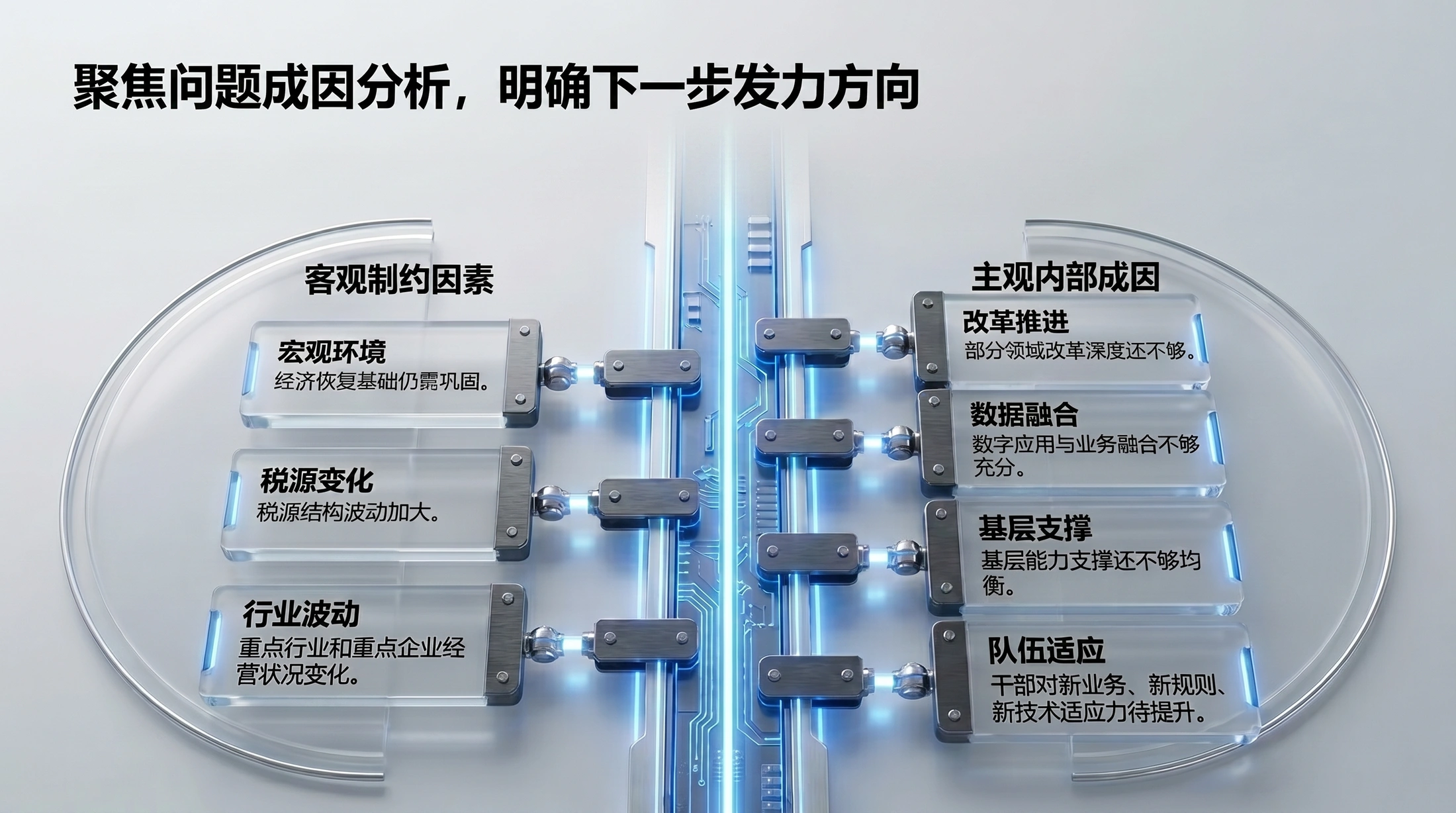蓝光科技质感型｜税务治理现代化工作汇报PPT - 预览图16