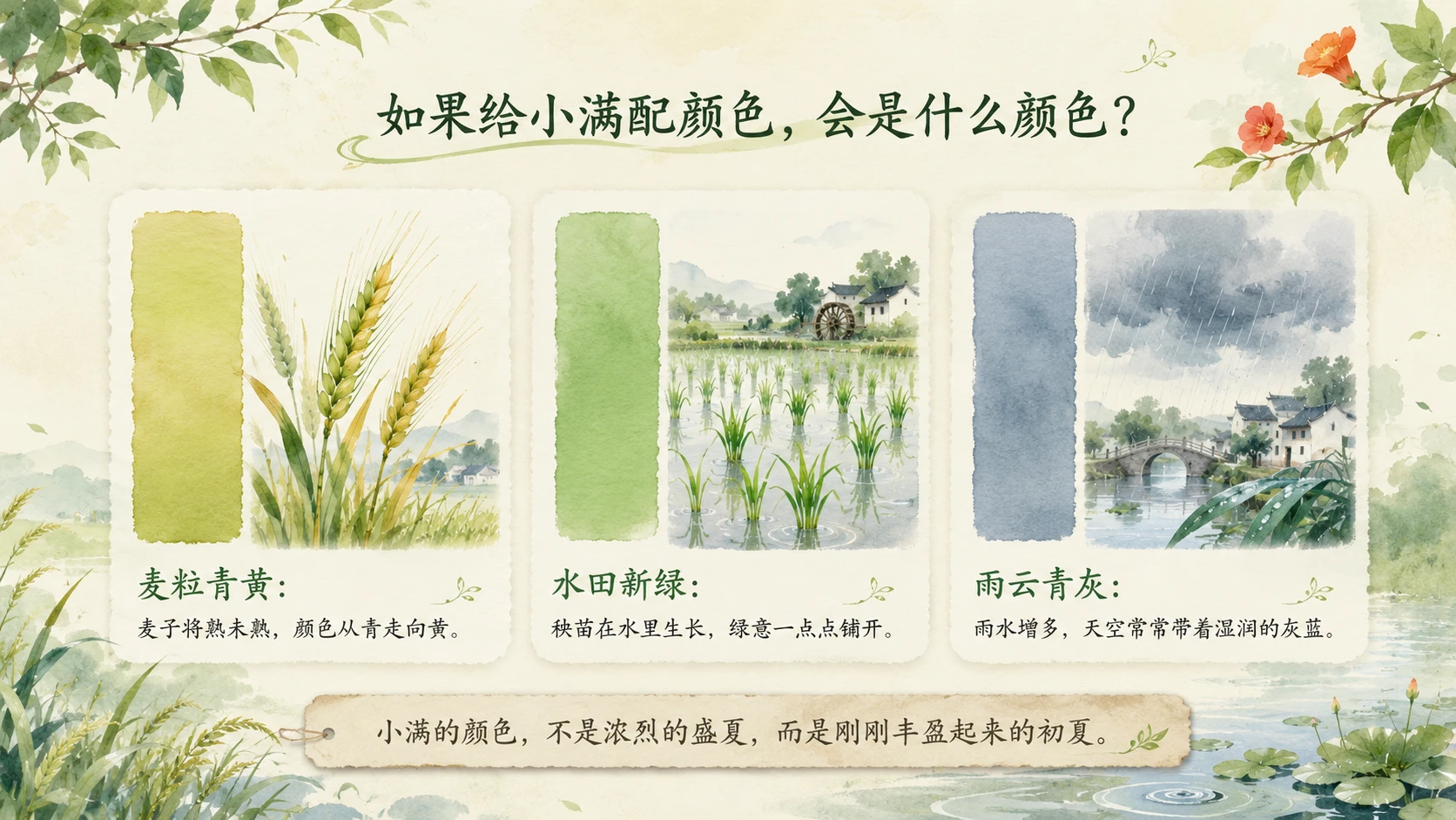 节气有知·小满｜夏天为什么只满了一点点？ - 预览图12