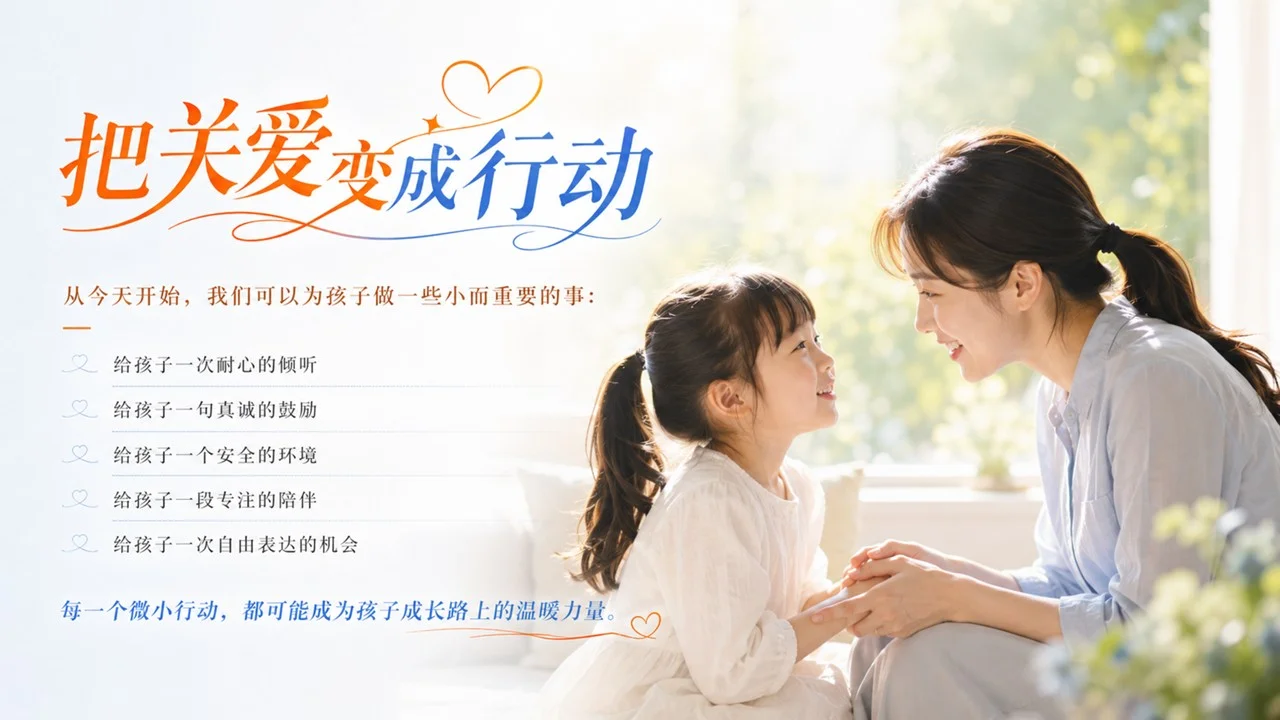 关爱儿童不止在六一宣传PPT - 预览图12