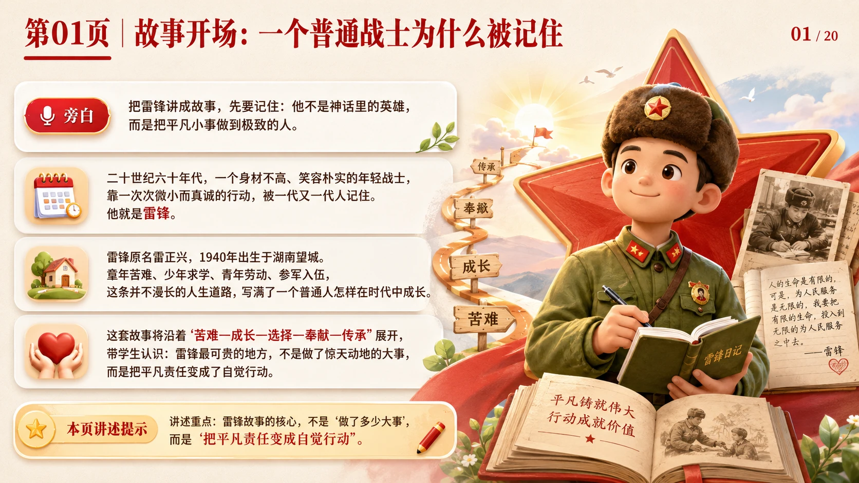 雷锋事迹：平凡中的伟大 - 预览图1